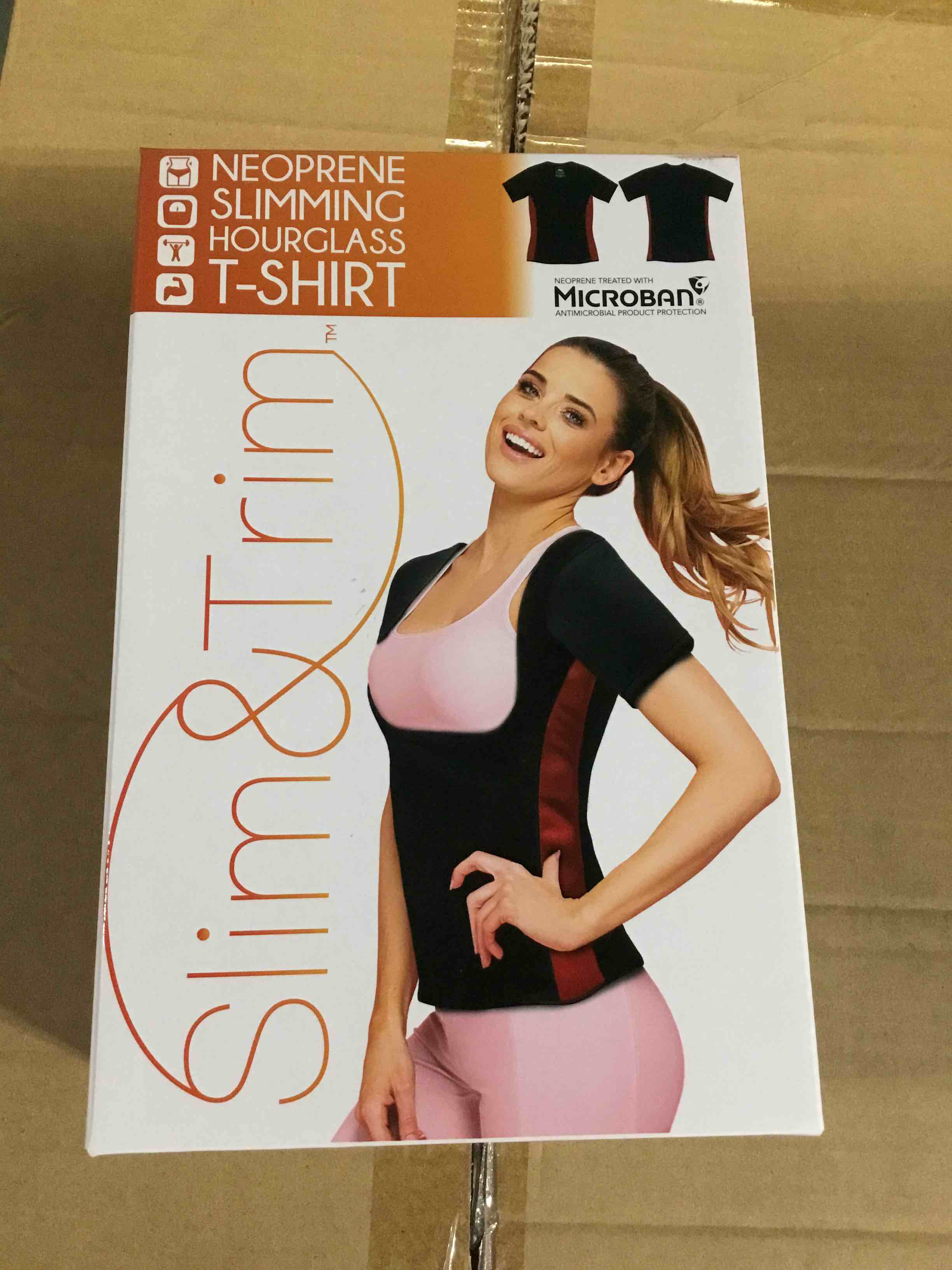 neoprene sliming hourglass tshirt slim trim size xxl