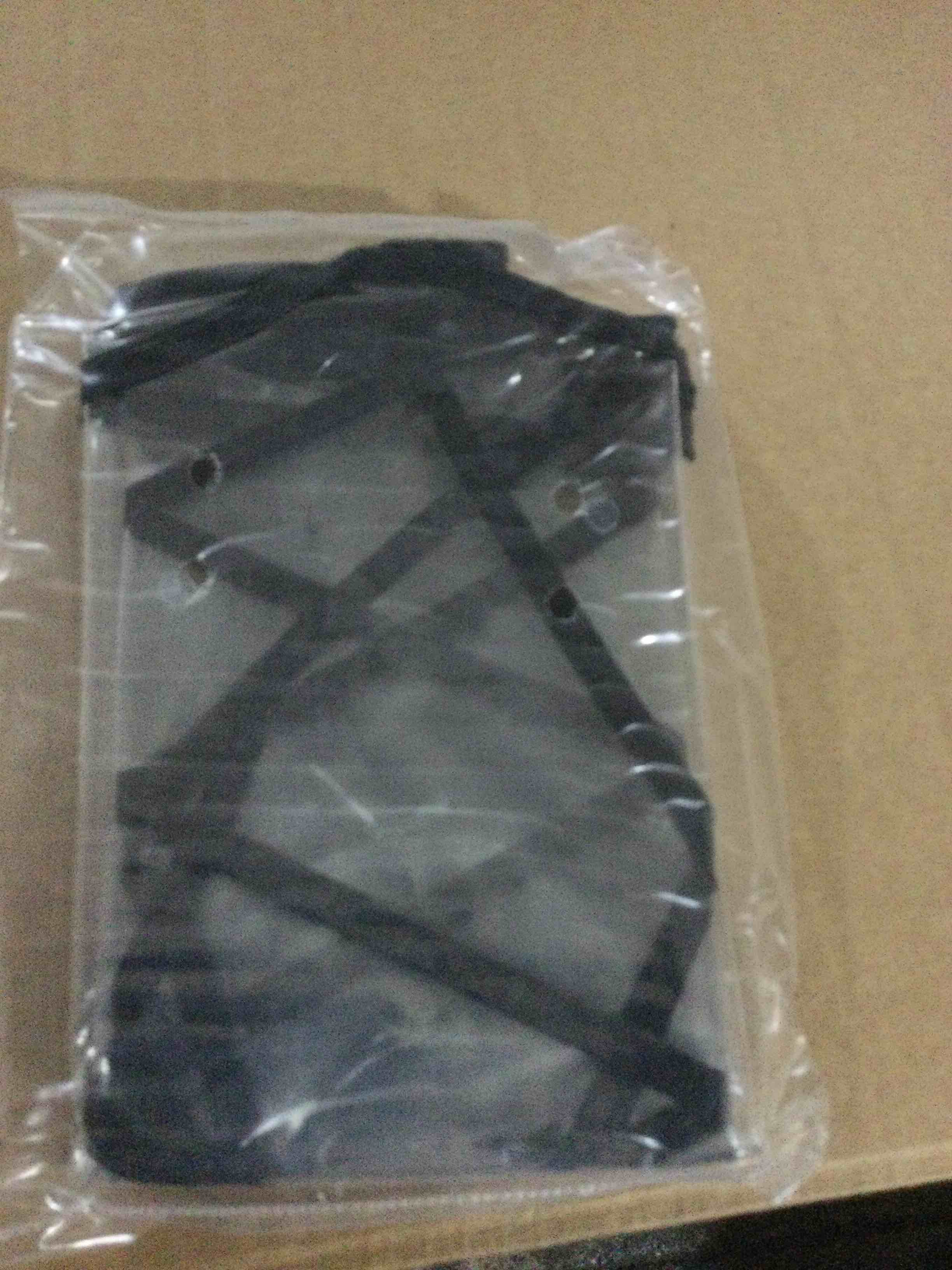 black and clear garment bag