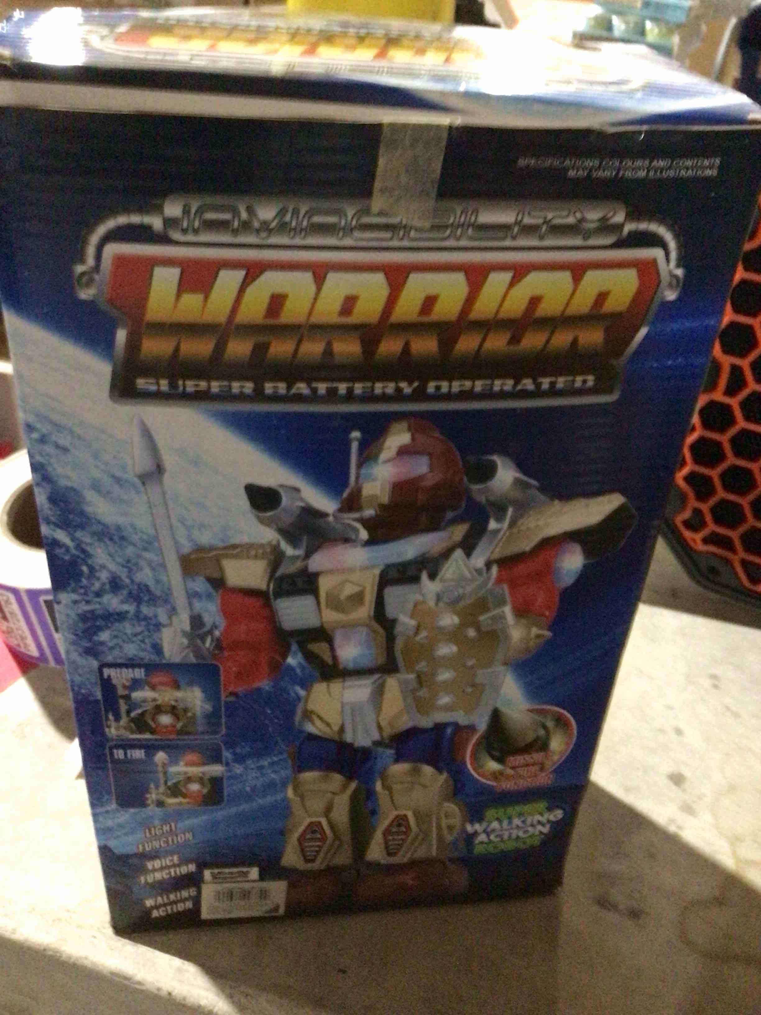 Galactic Space Warrior Walking Action Robot Toy with Missile Fire Function