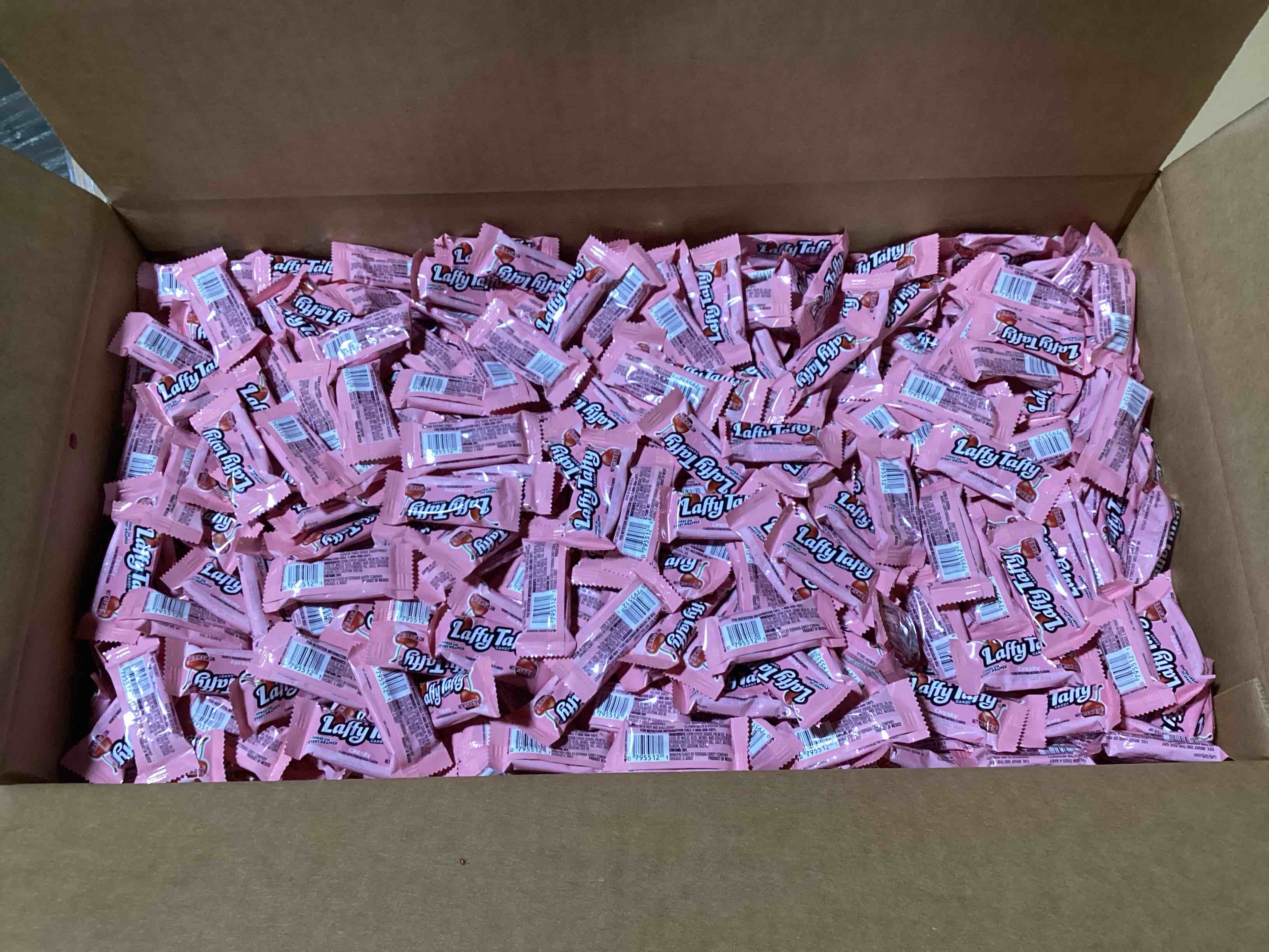 24 pounds of cherry Laffy taffy Best by apr22