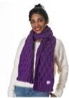 purple scarf 