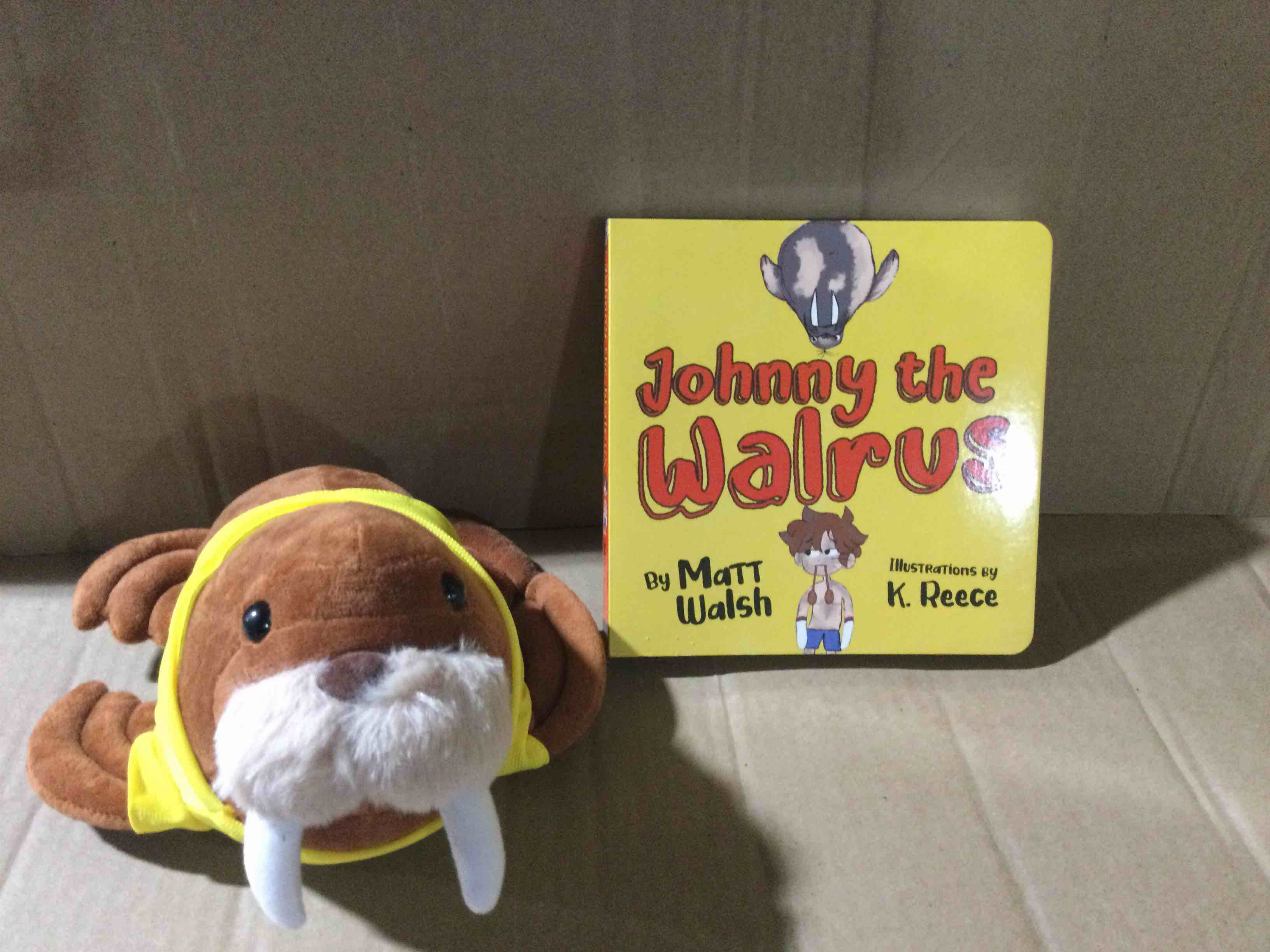 Johnny the Walrus book/plush set