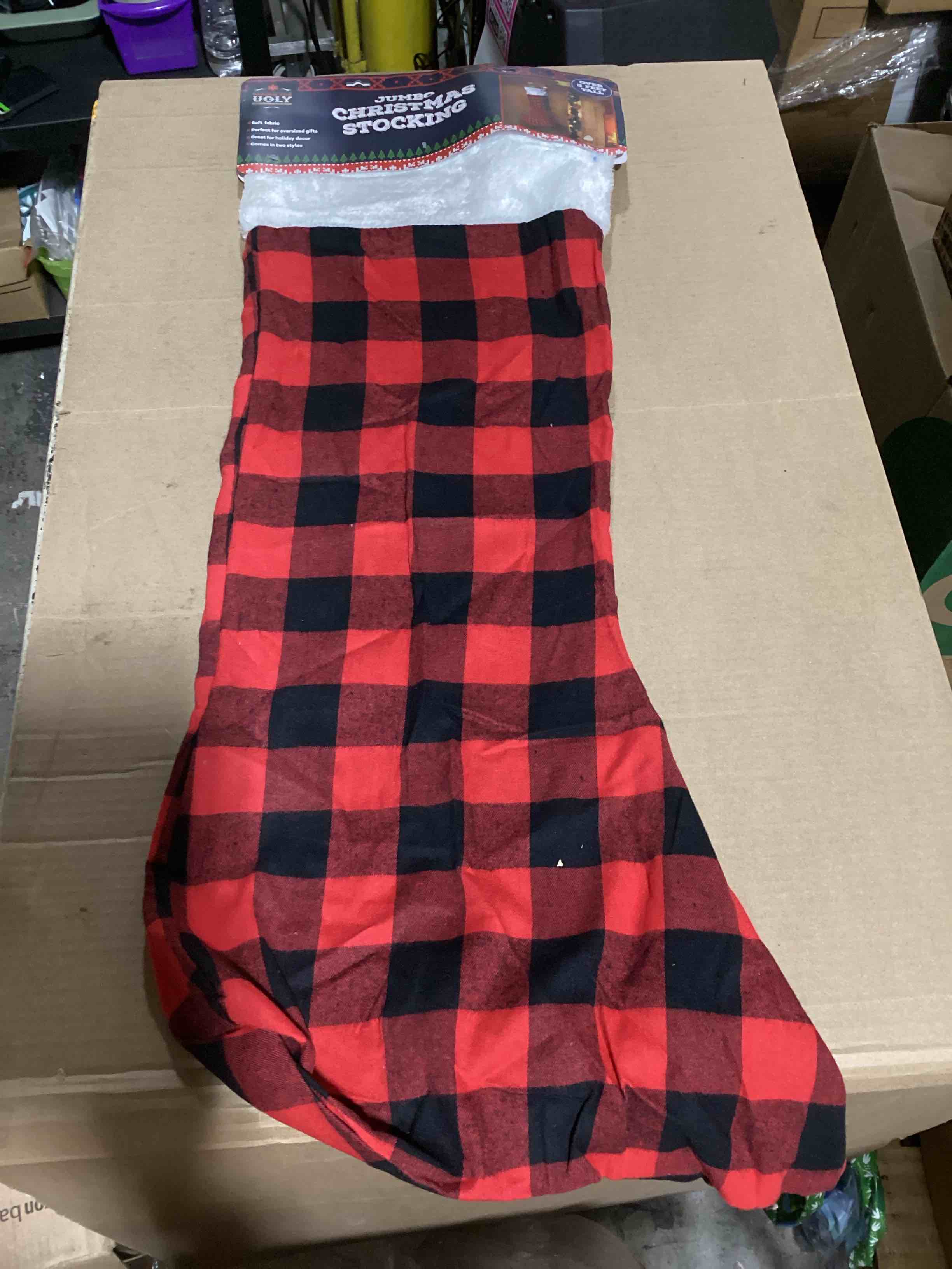 Jumbo Christmas Stocking, Over 3ft. Tall 