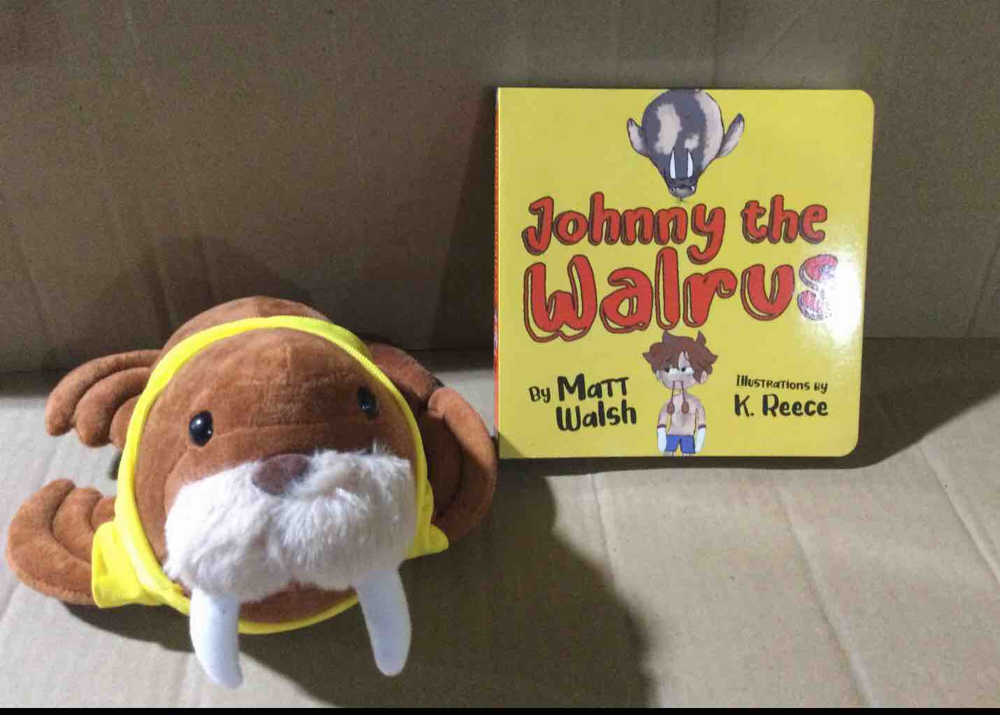 Johnny the Walrus book/plush set