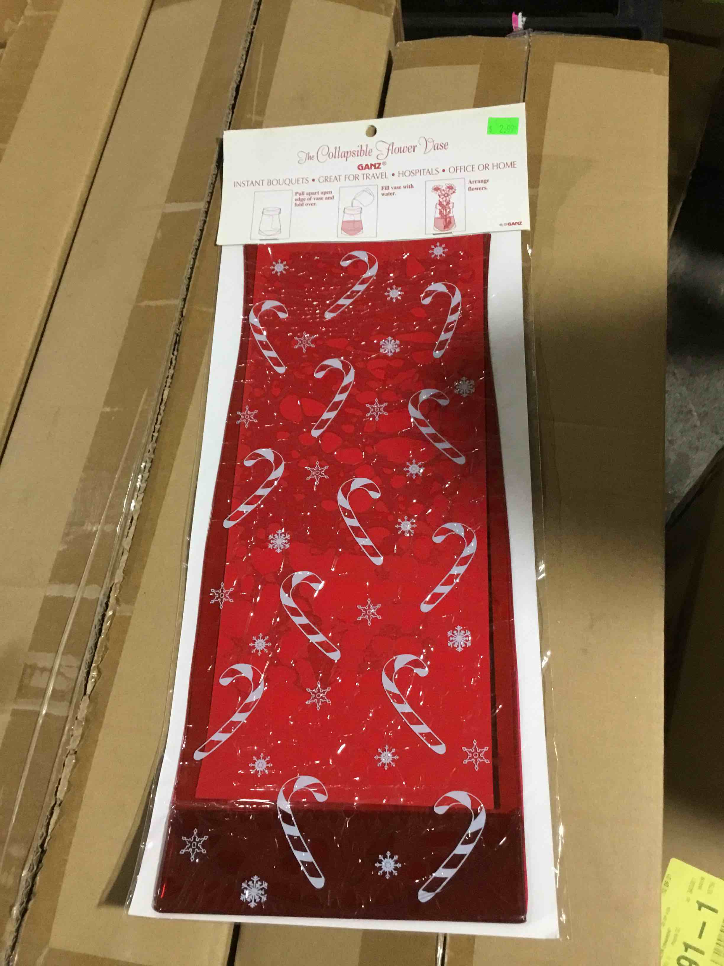 Collapsible, flower vase