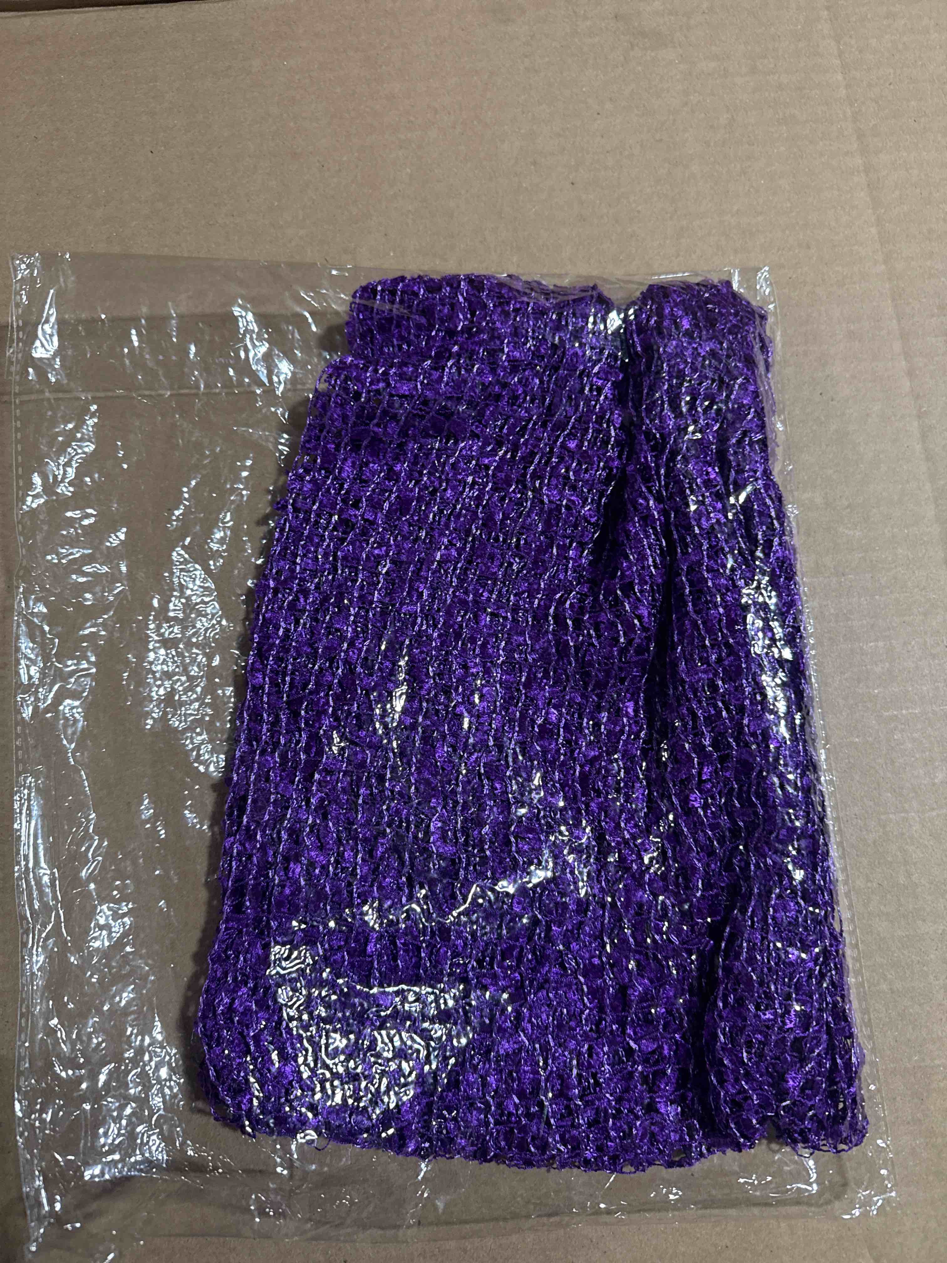 purple scarf