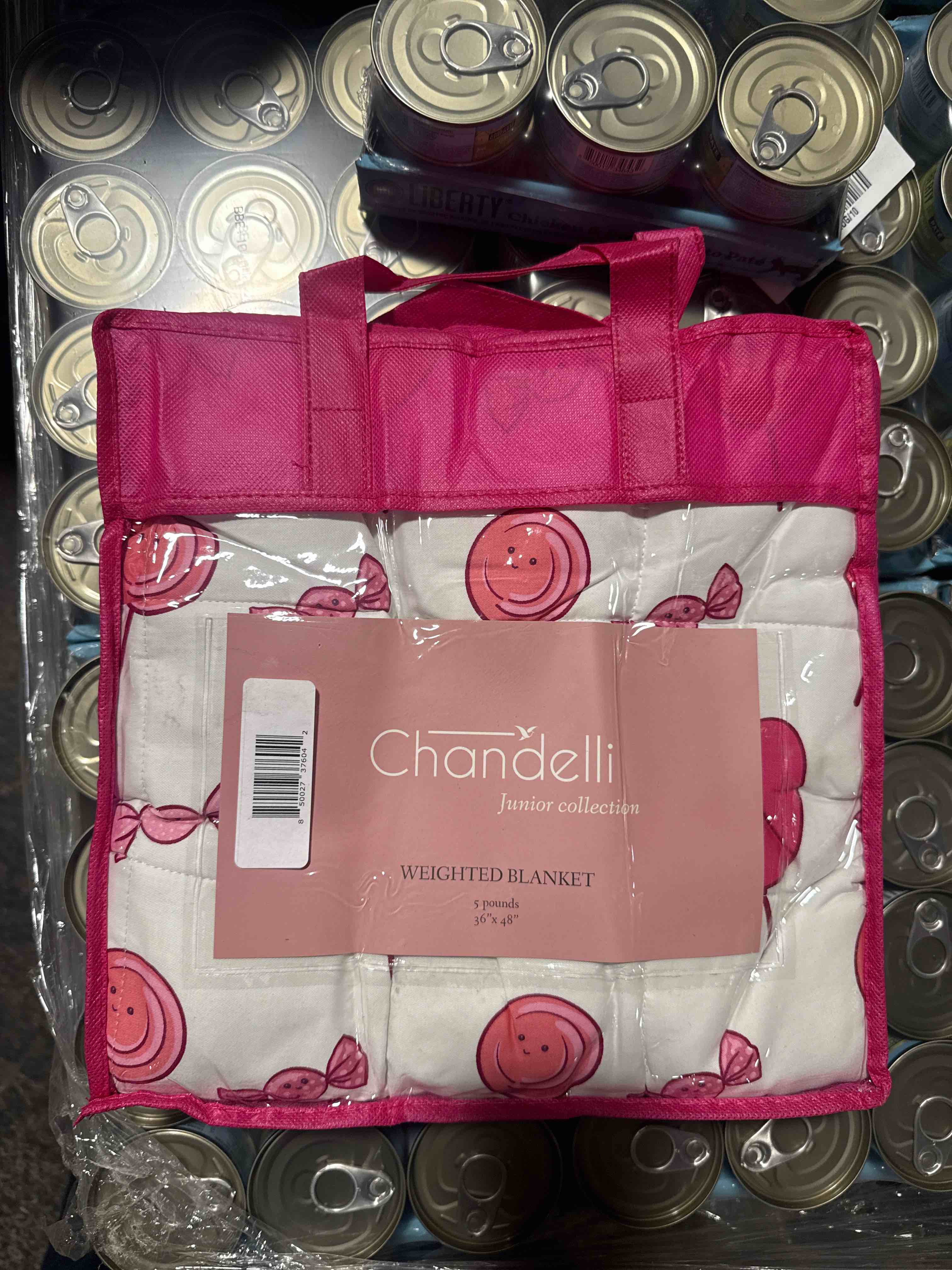 Chandelli Junior Collection Weighted Blanket , 5 Pounds 36” x 48” 
