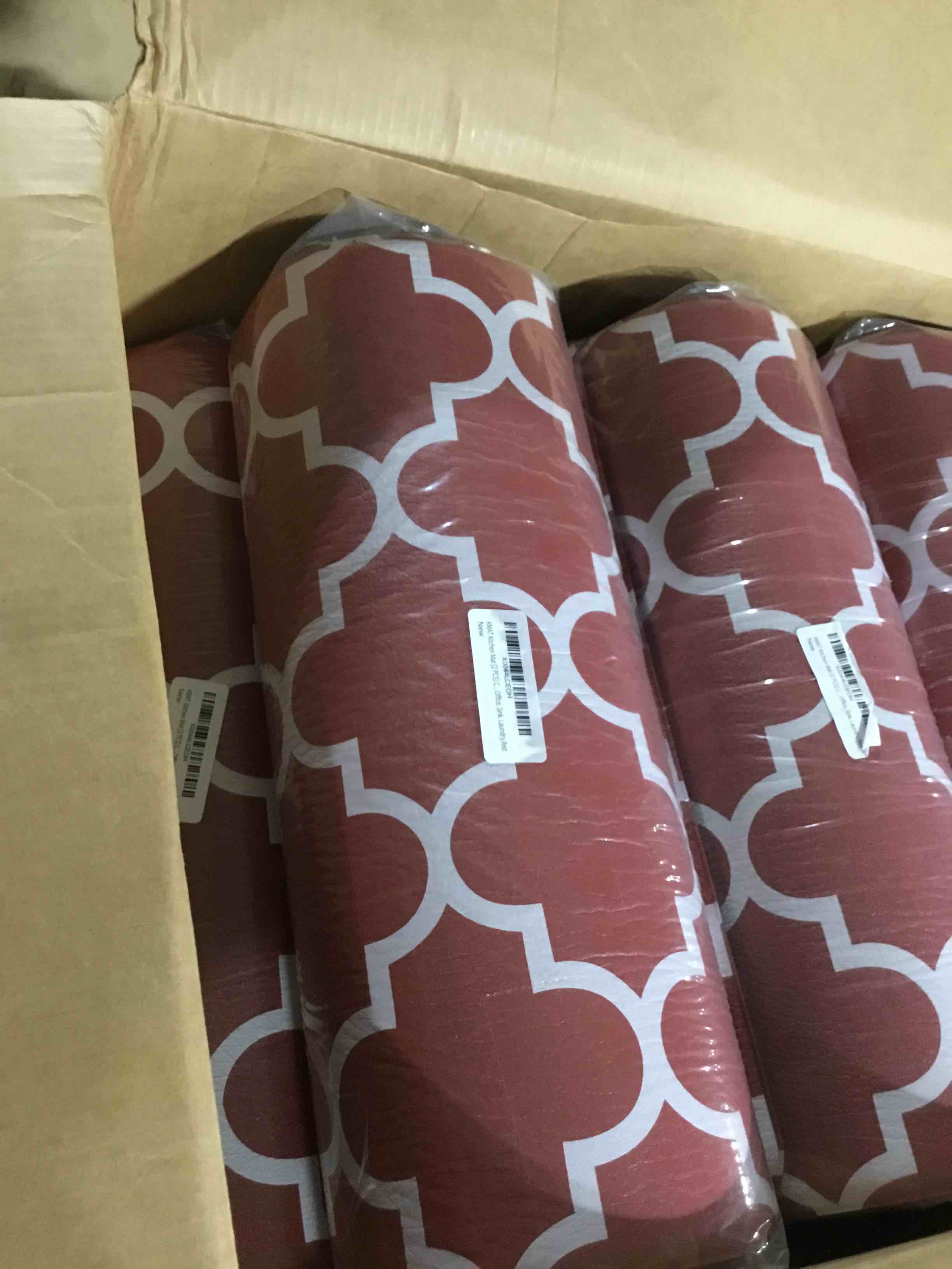 WISELIFE Kitchen Mat Cushioned Anti-Fatigue Kitchen Rug,17.3"x 60",Non Slip Waterproof Kitchen Mats and Rugs Heavy Duty PVC Ergonomic Comfort Mat for Kitchen, Floor Home, Office, Sink, Laundry, Green