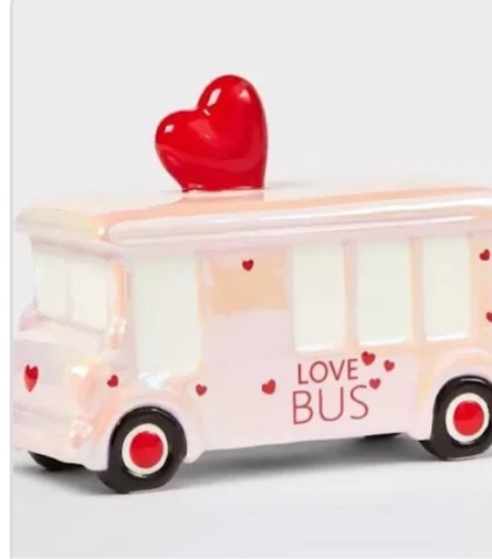 Love Bus Ceramic Valentine's Day Figurine - Spritz™