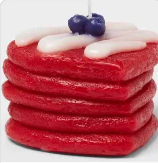 Blueberry Heart Shaped Cake Figural Candle - Room Essentials™