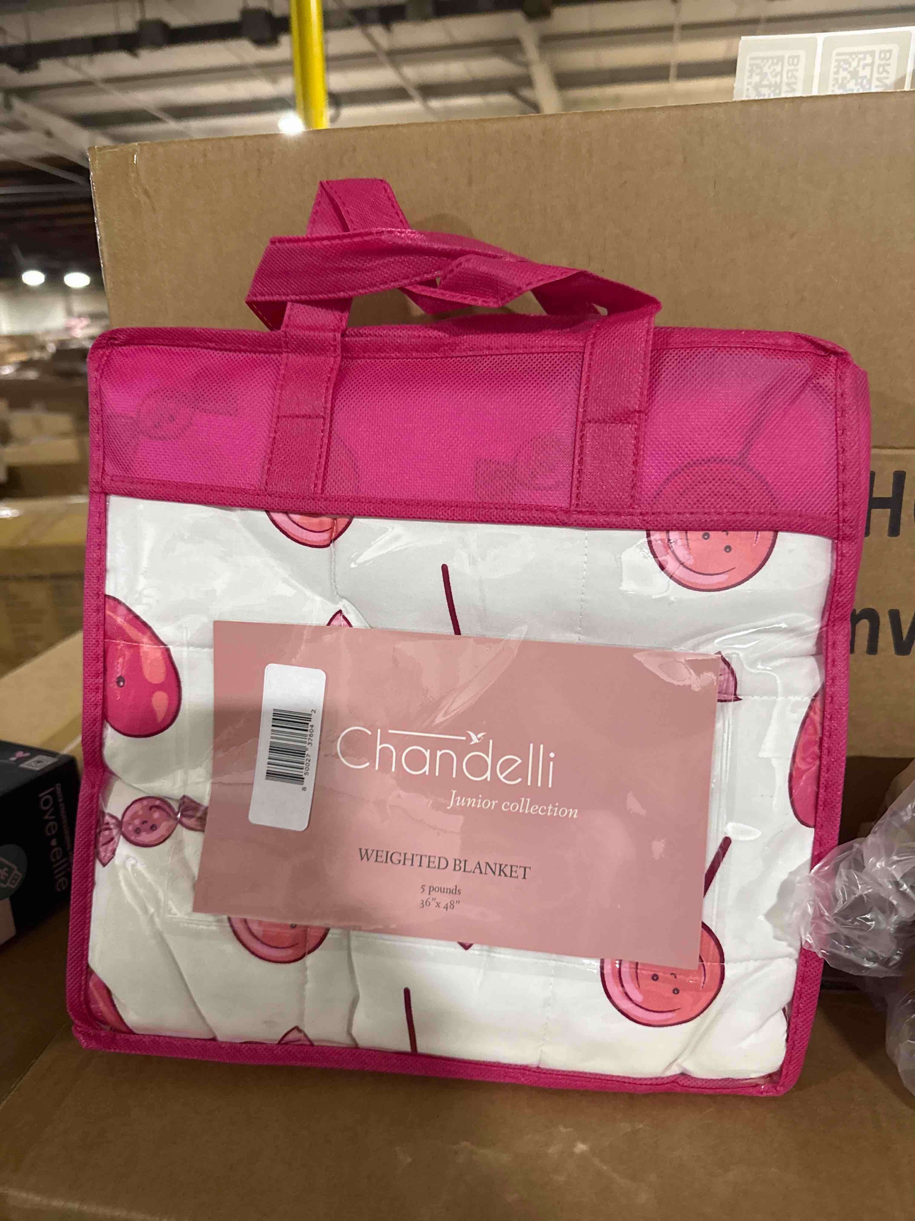 Chandelli Junior Collection Weighted Blanket , 5 Pounds 36” x 48” 