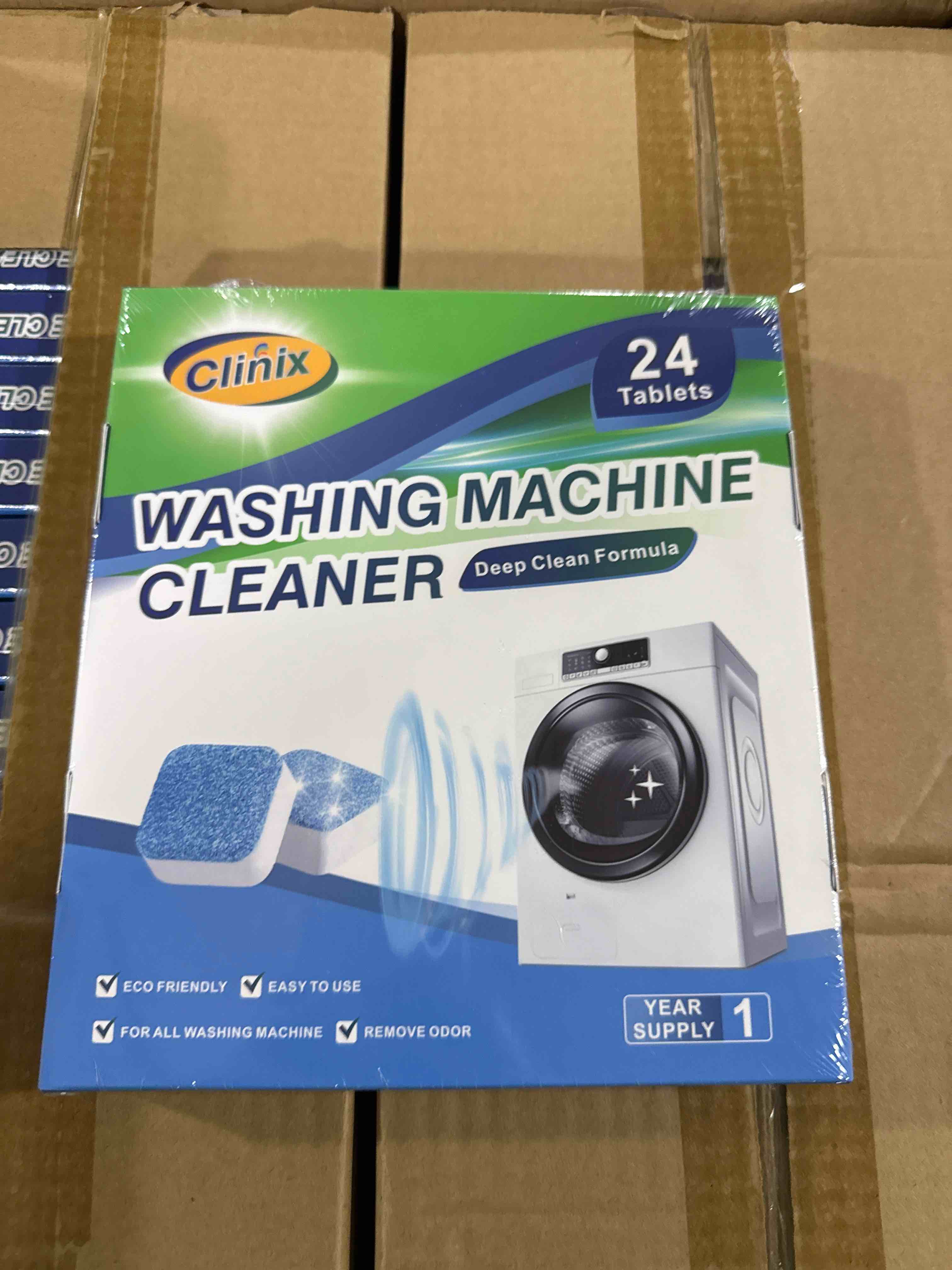 washing machine cleaner tablets, 24 piece