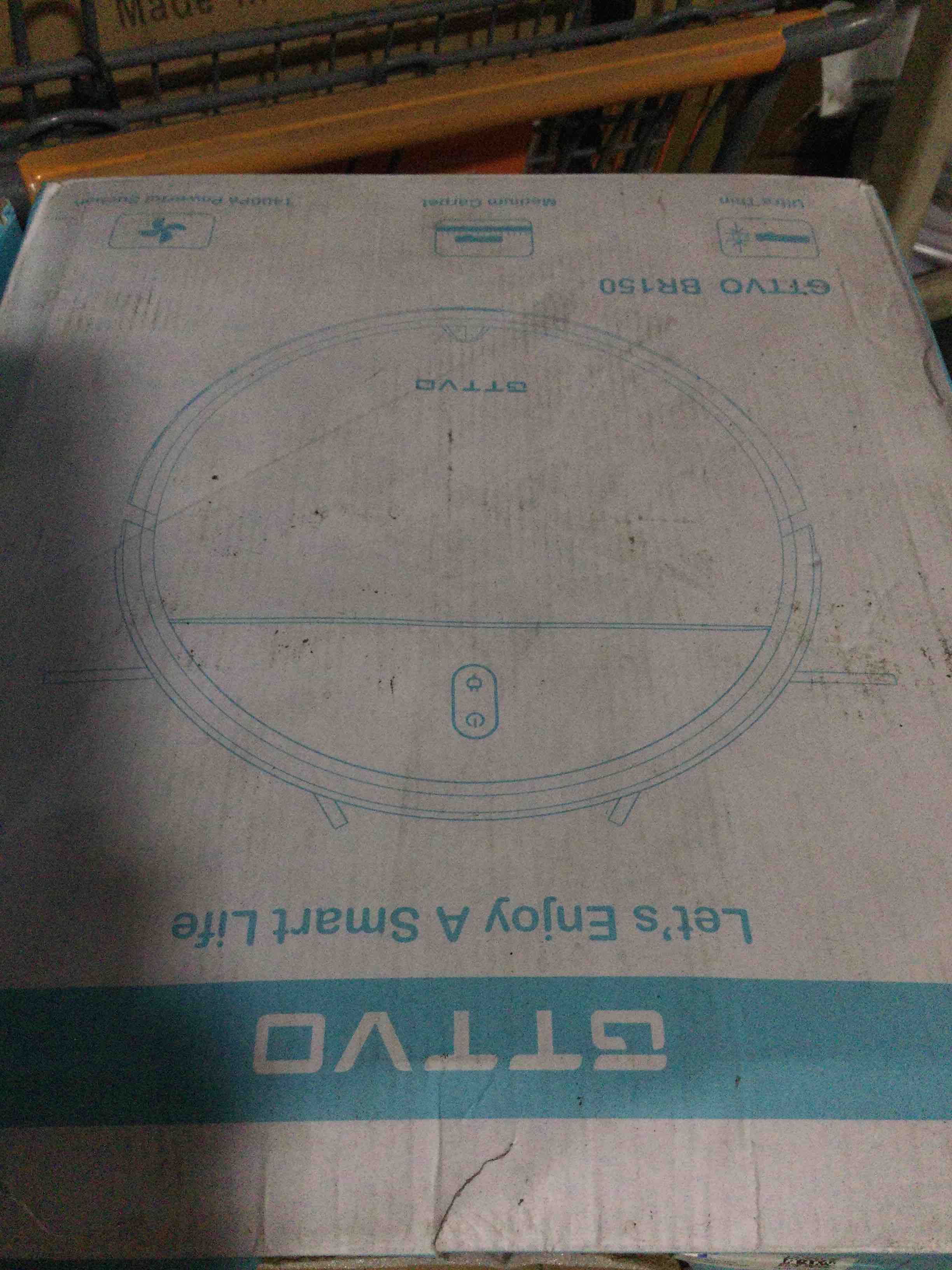 GTTVO BR150 2-in-1 Robot Vacuum & Mop