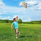 Brybelly Rainbow Plaid Diamond Kite