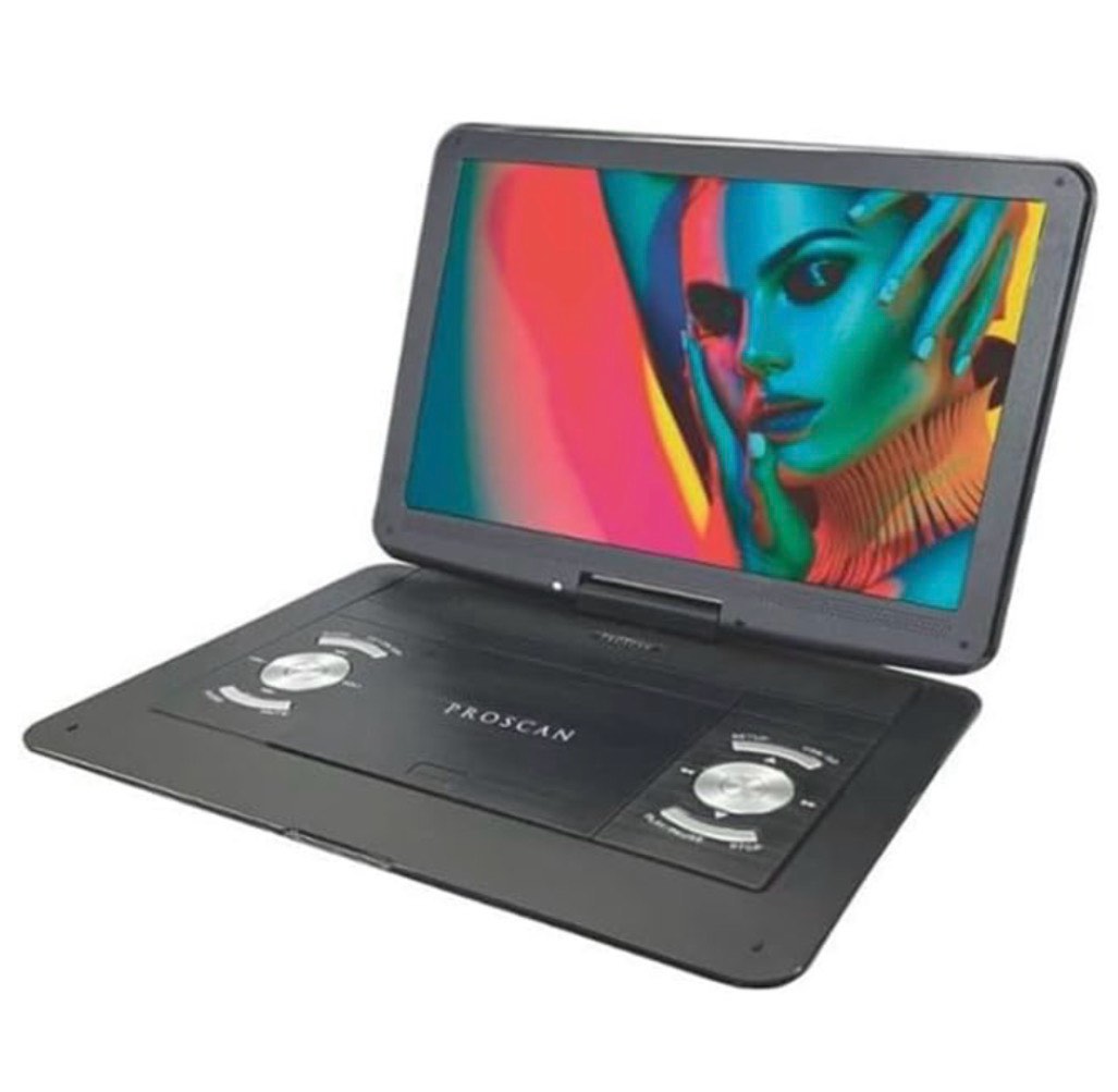 Proscan 13.3" Portable DVD Player Black with Remote - PDVD1332