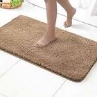 Alayna’s Non Slip Bathroom Mat, Light Brown (17.7” x 25.6”) 