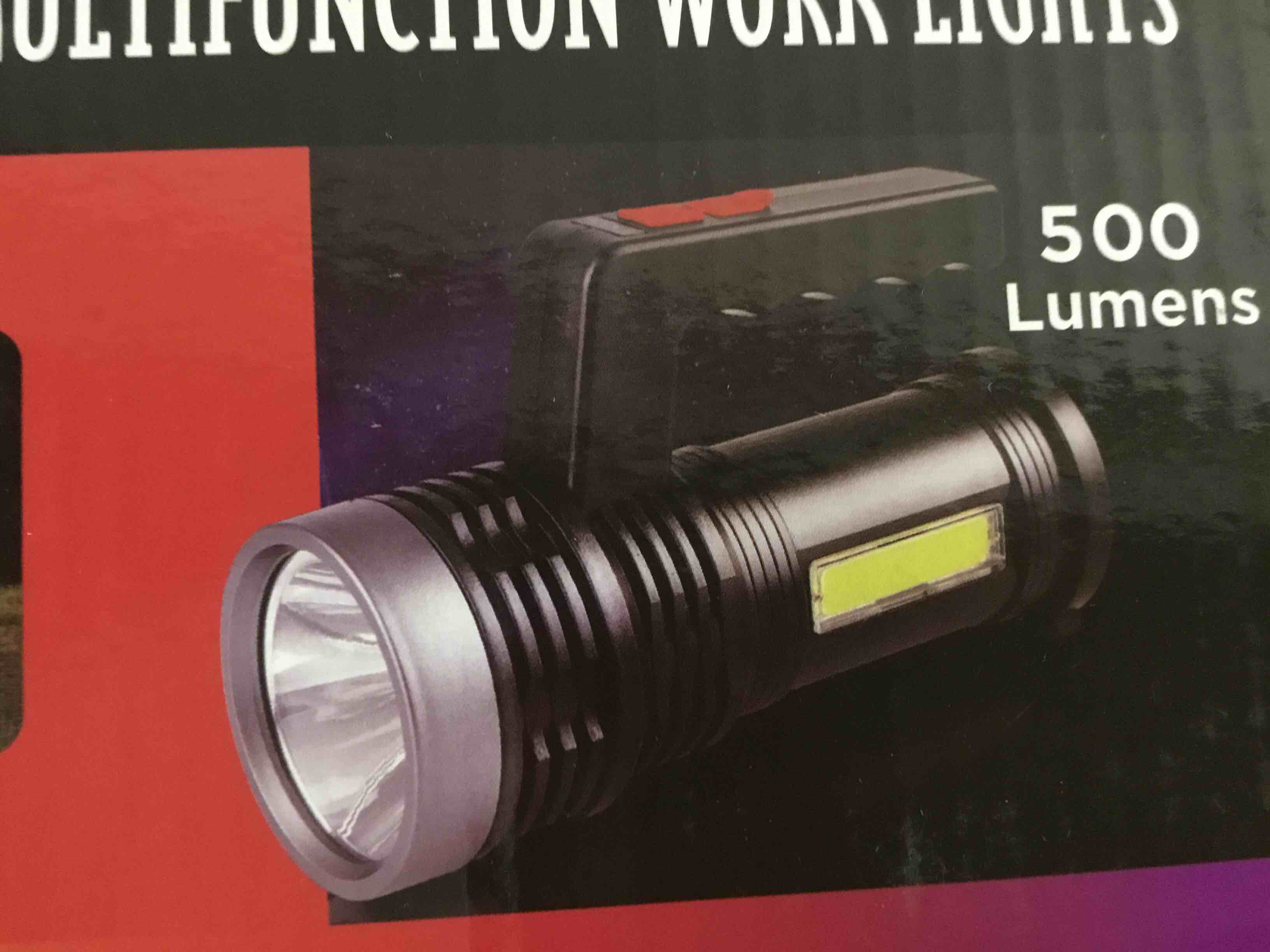 Kentucky Industrial Tools LED Multifunction Work Lights, 500 Lumens