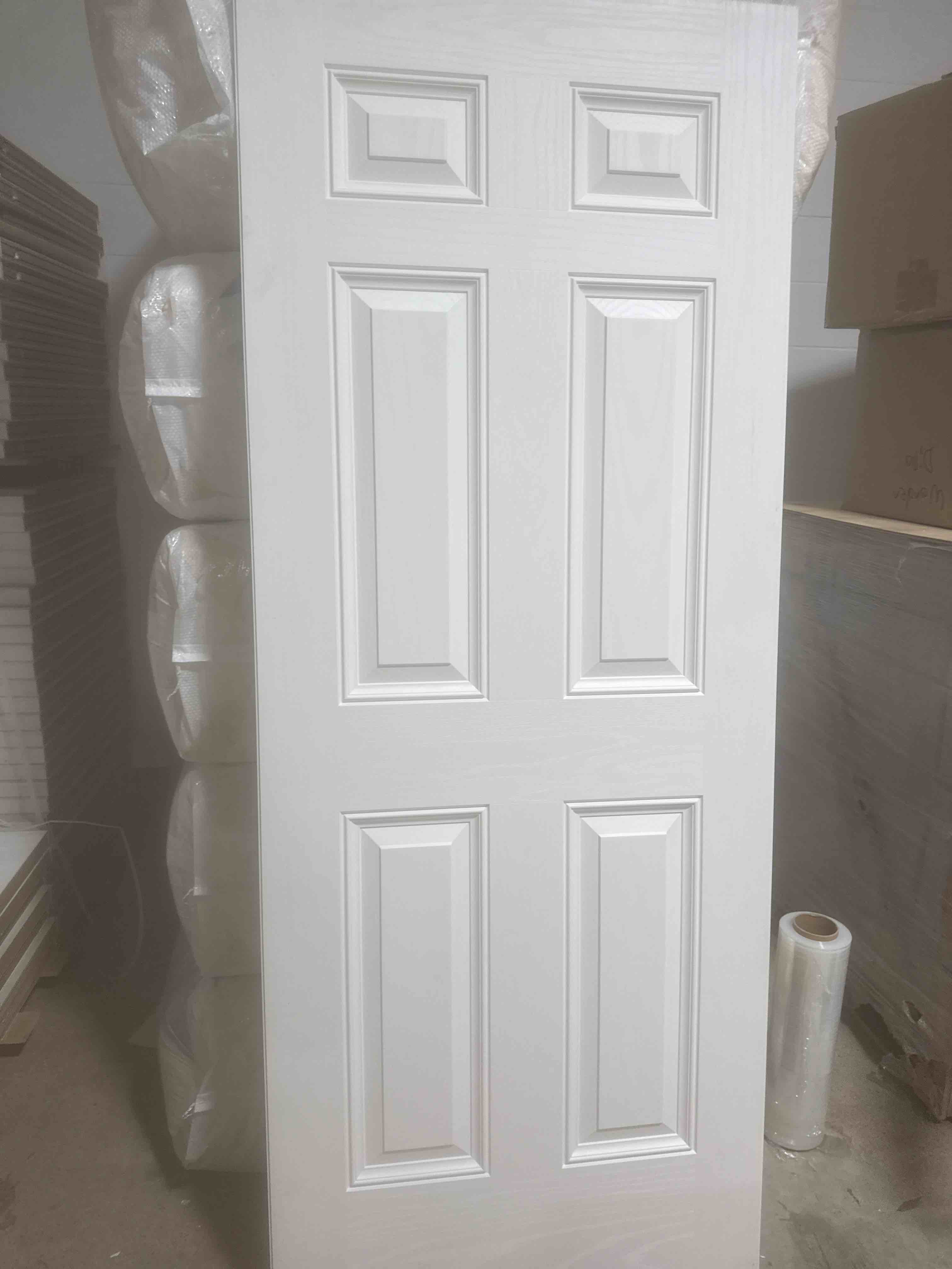 32” x 80” 6 panel exterior slab 