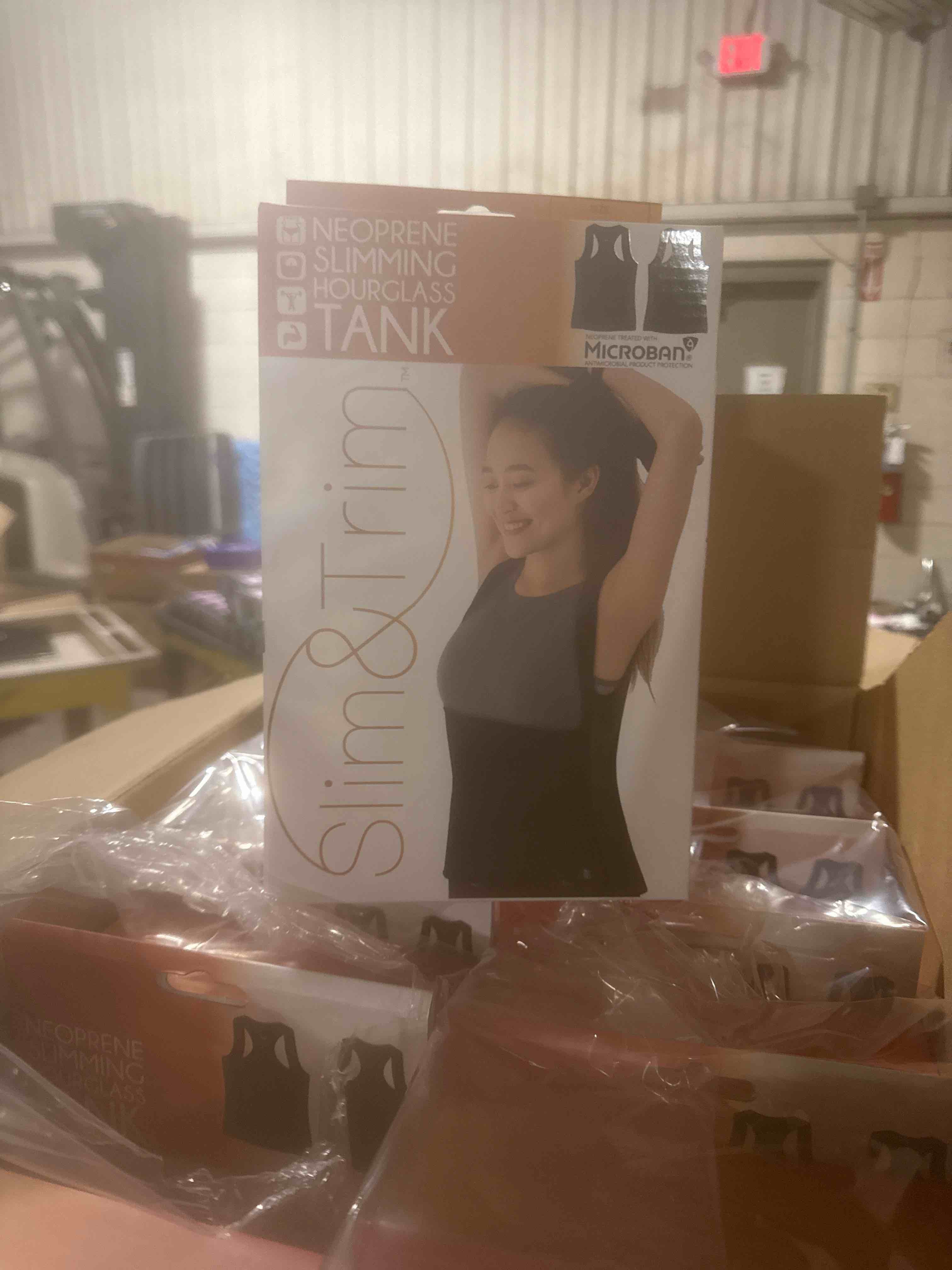 Case of 12 slim & trim slimming hourglass tank size medium 