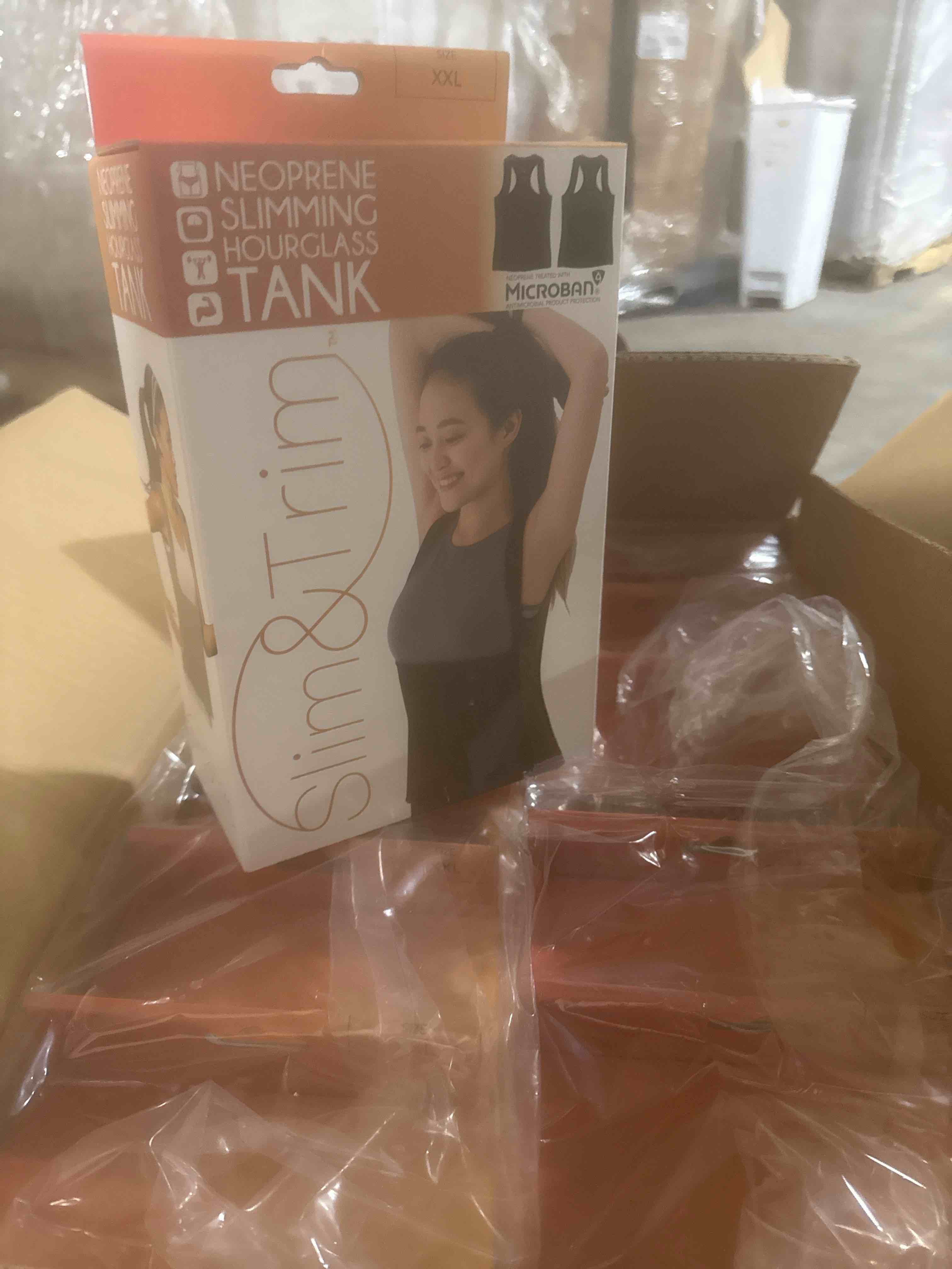 Case of 12 slim & trim neoprene slimming hourglass tank XXL 