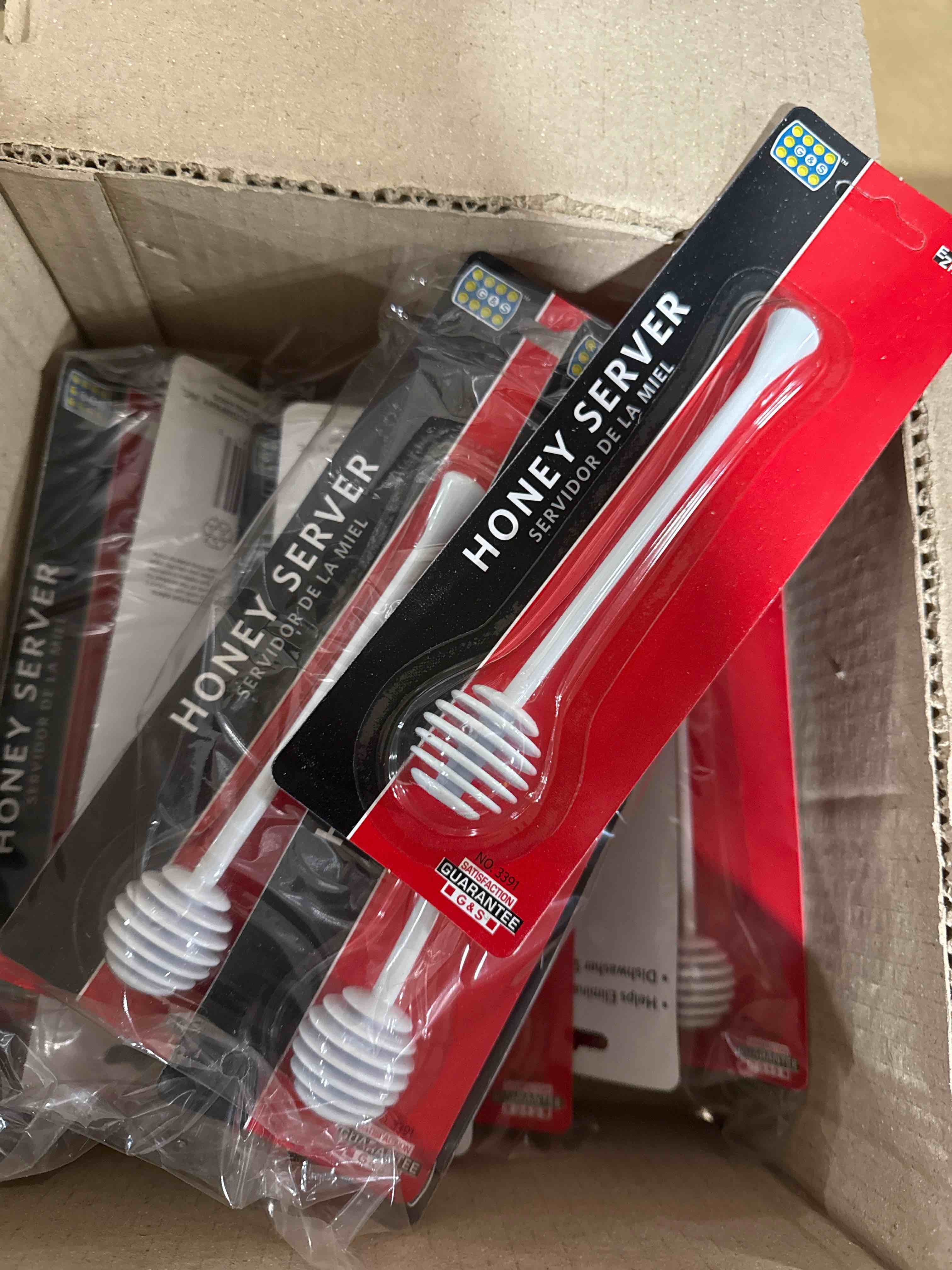 Case of 24 Ez Handy Helpers Honey Server 