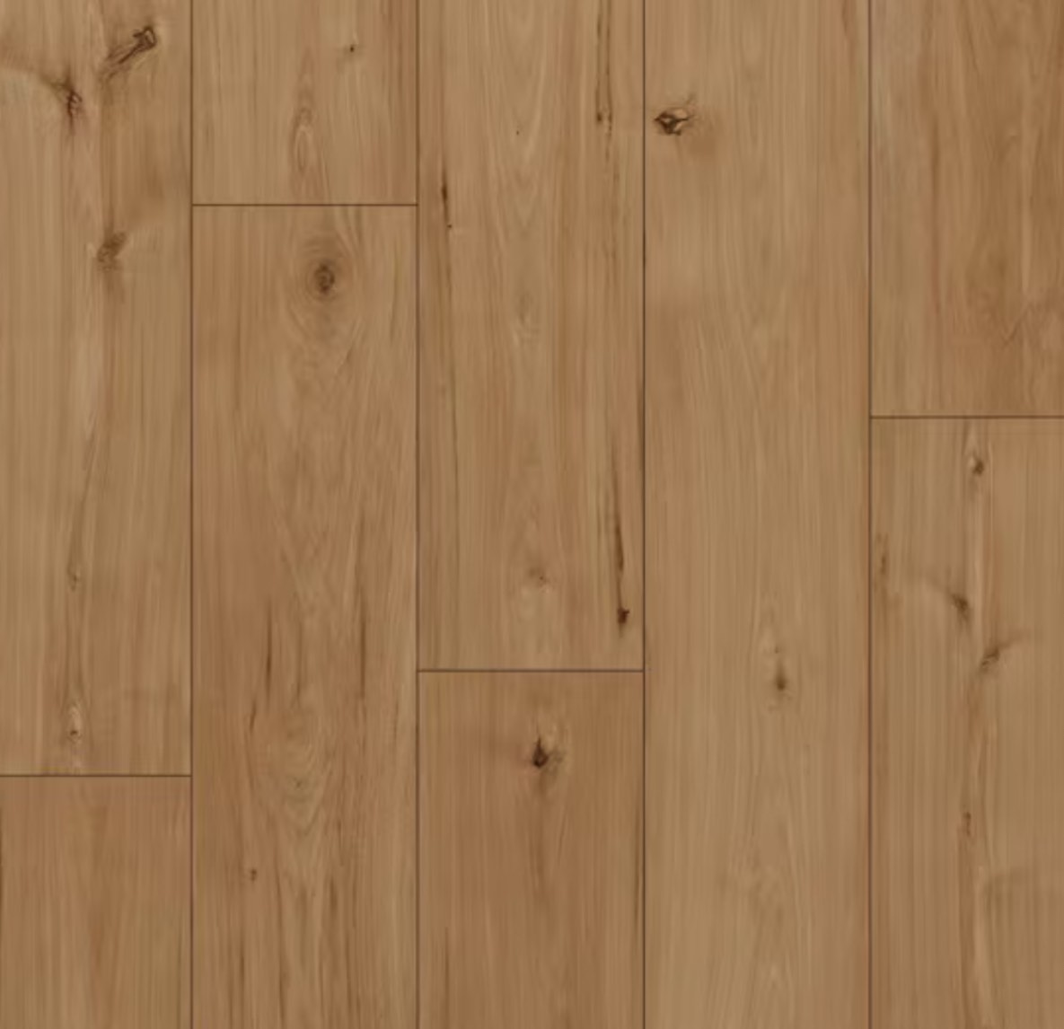 Brookhaven Heights Hickory 8 mm T x 7.48 in. x 50.66 W Waterproof Laminate Flooring 21.05 sq ft / box - 28 boxes - bid per sq ft 