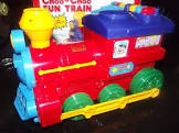 Condition photo showing New/Like New for CHOO-CHOO FUN TRAIN W/ BUMP & GO ACTION WITH REAL TRAIN SOUNDS