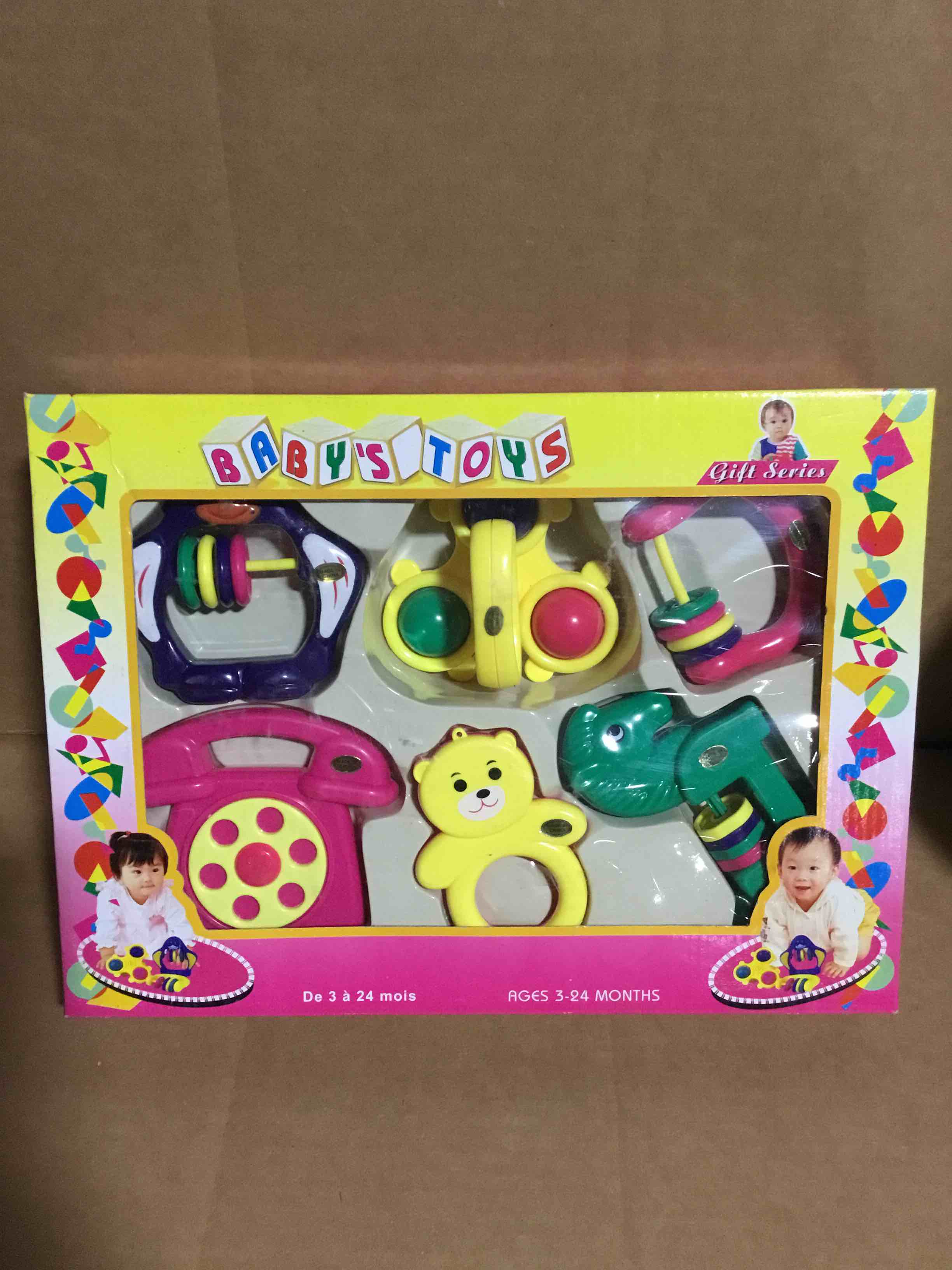 Condition photo showing New/Like New for  Baby’s Toys 6 pieces Gift Series, Ages 3-24 Months