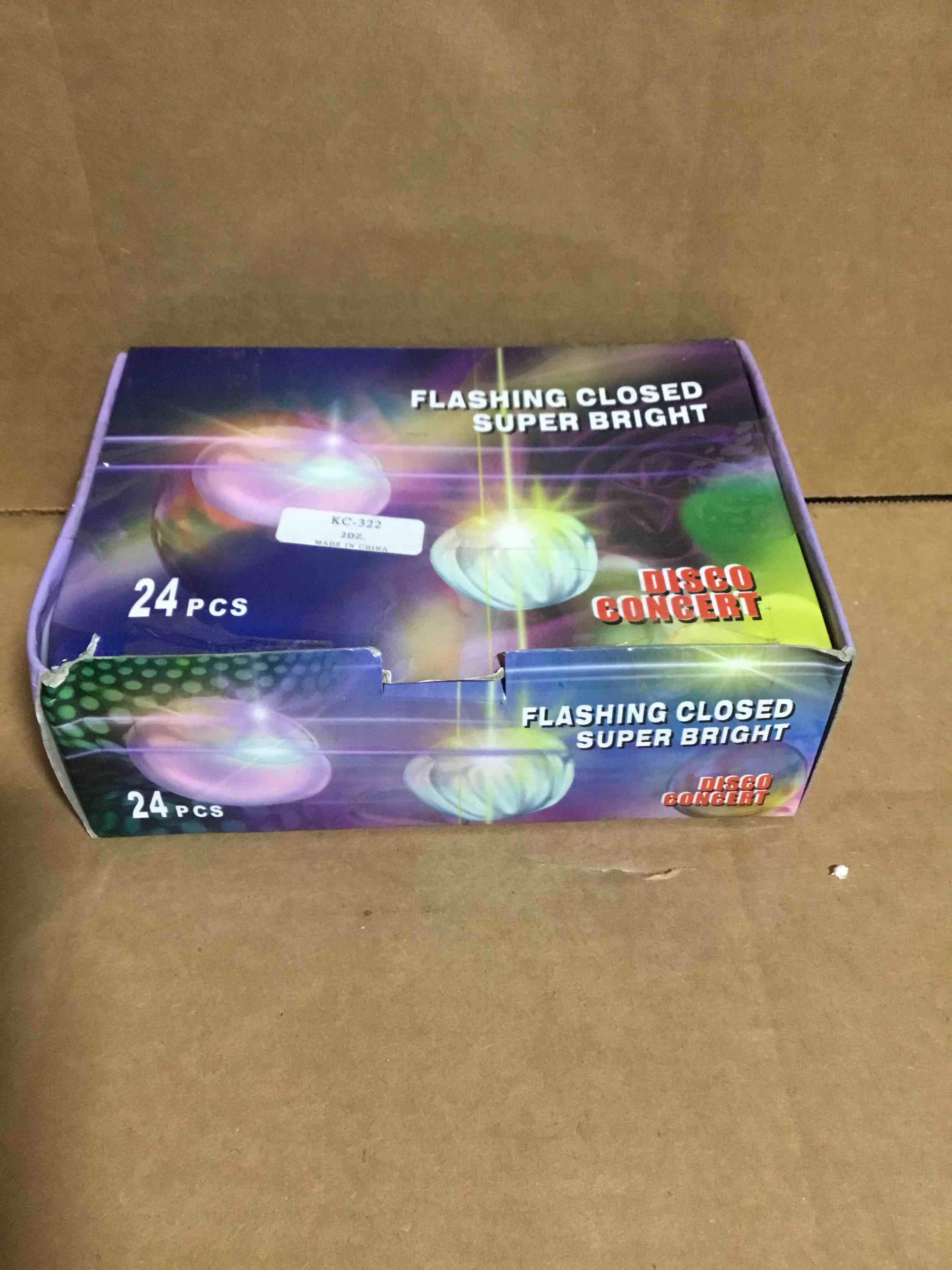 Flashing Closet Super Bright, Disco Concert, 24 Pcs