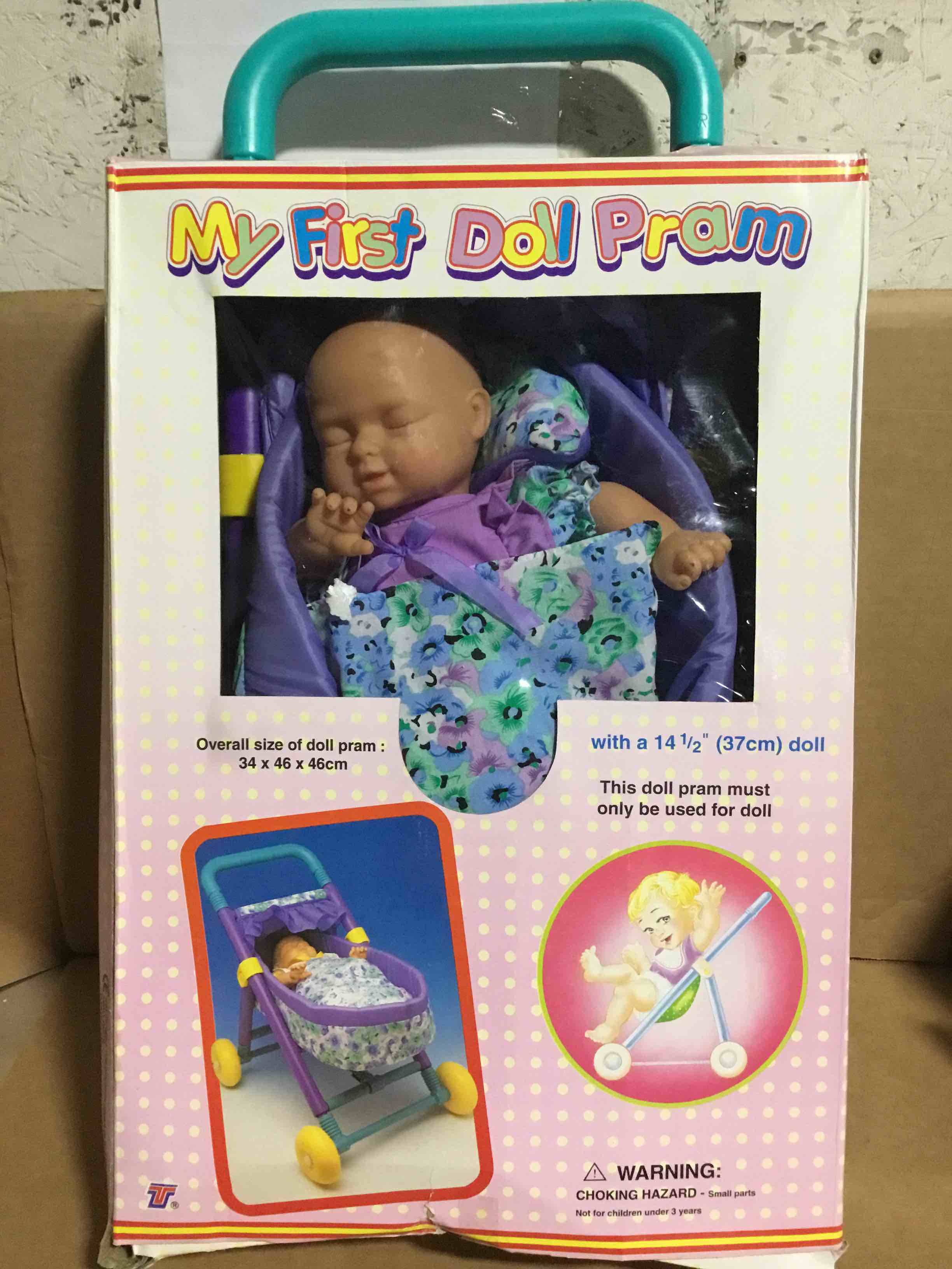 Condition photo showing New/Like New for Dolls To Play My First Baby Doll Stroller, Soft Body, Baby Doll 