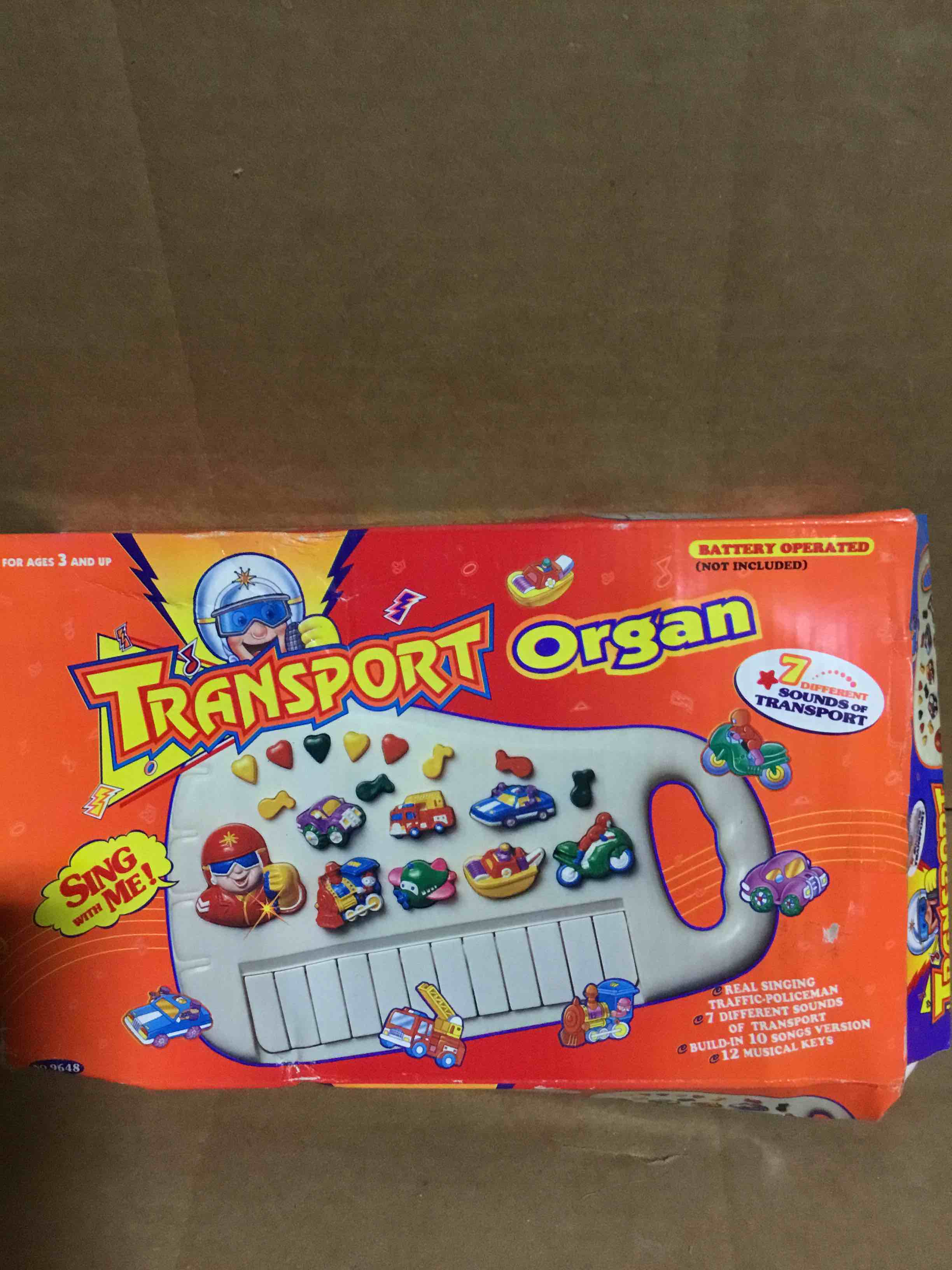 Electronic Keyboard With The Sound Of Transport