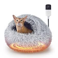 cOURPAL thermostatic heated pet bed with nine heating modes