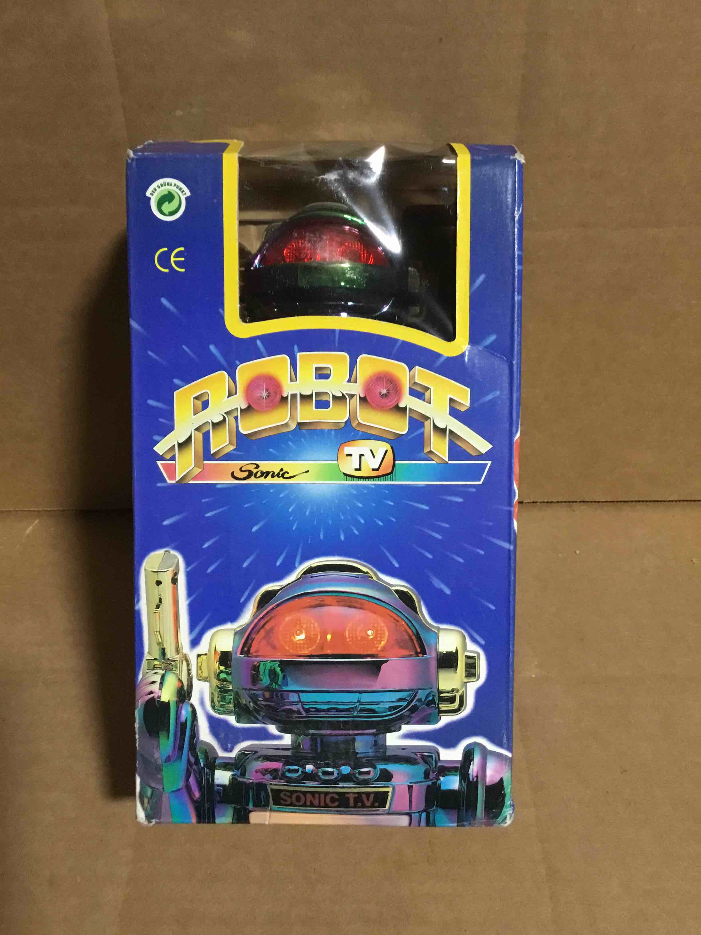 Vintage Robot Sonic TV, Battery Operated Action Figure