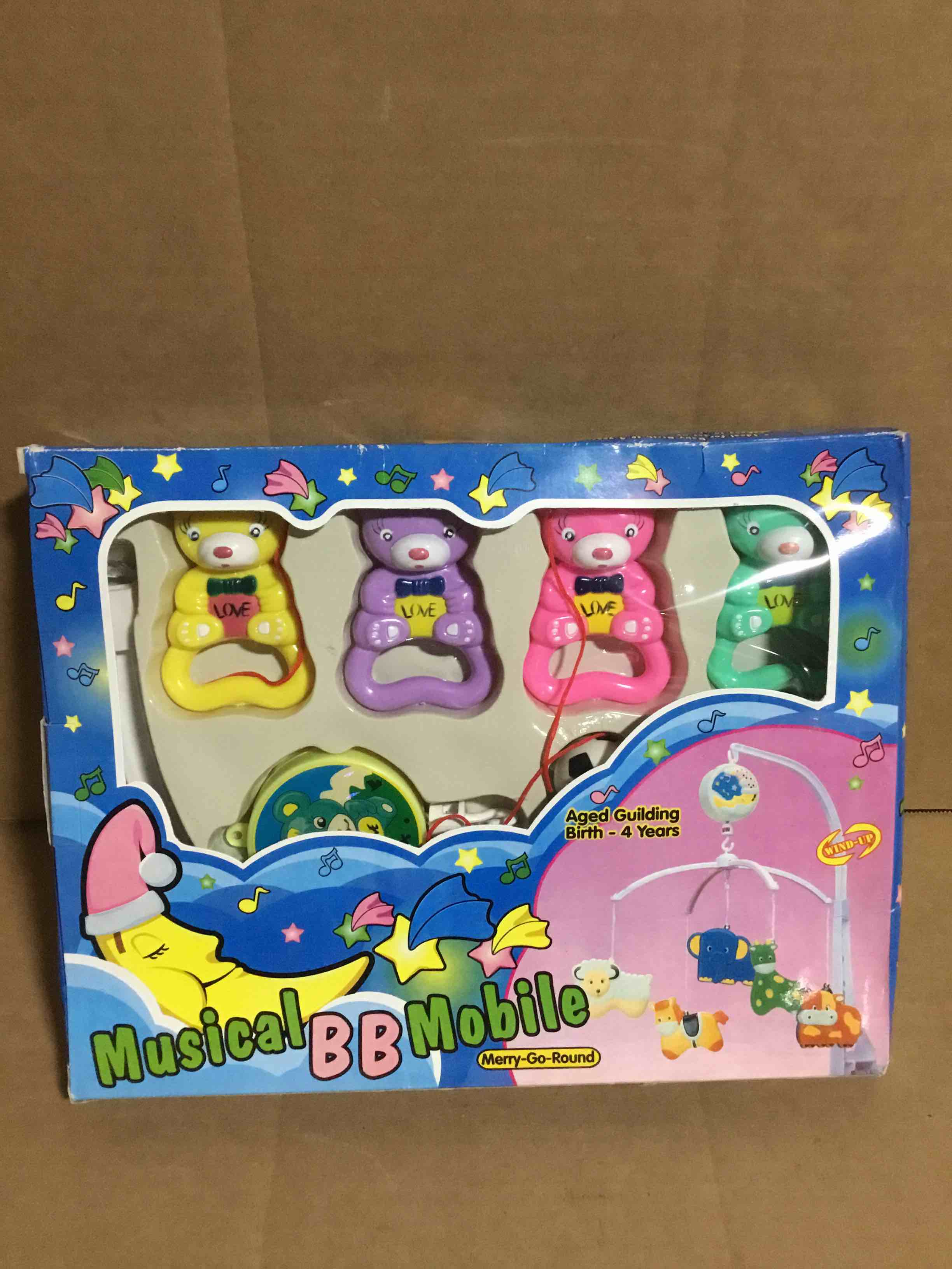 Baby Crib Mobile with Music Box for Toddlers