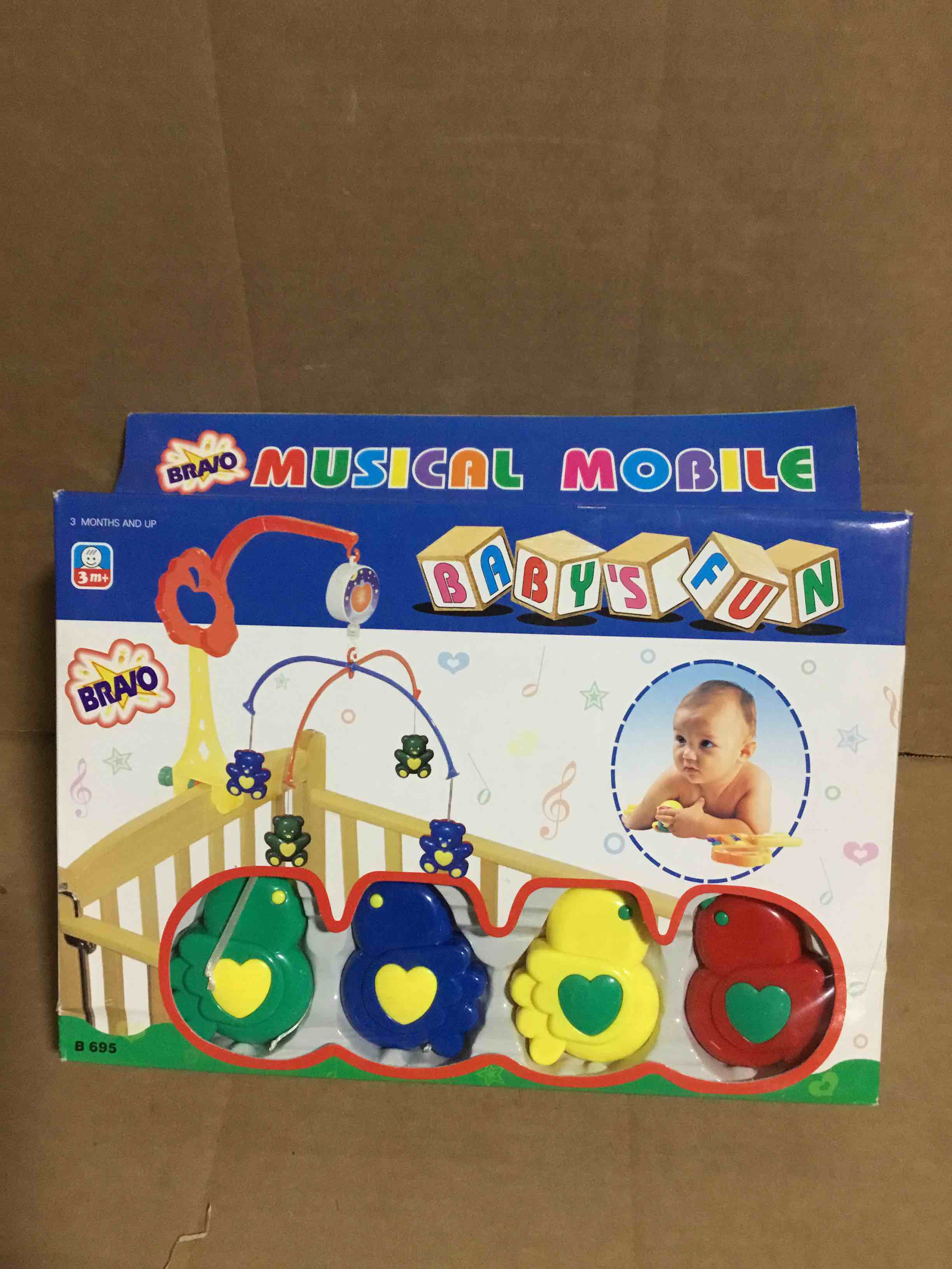 Baby’s Fun Mobile with Music Box  for Toddlers