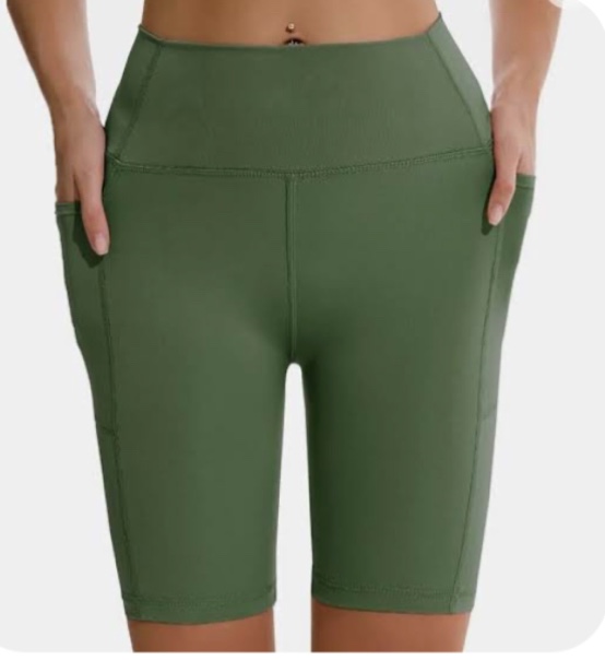 apexup 2 pack yoga shorts small olive green