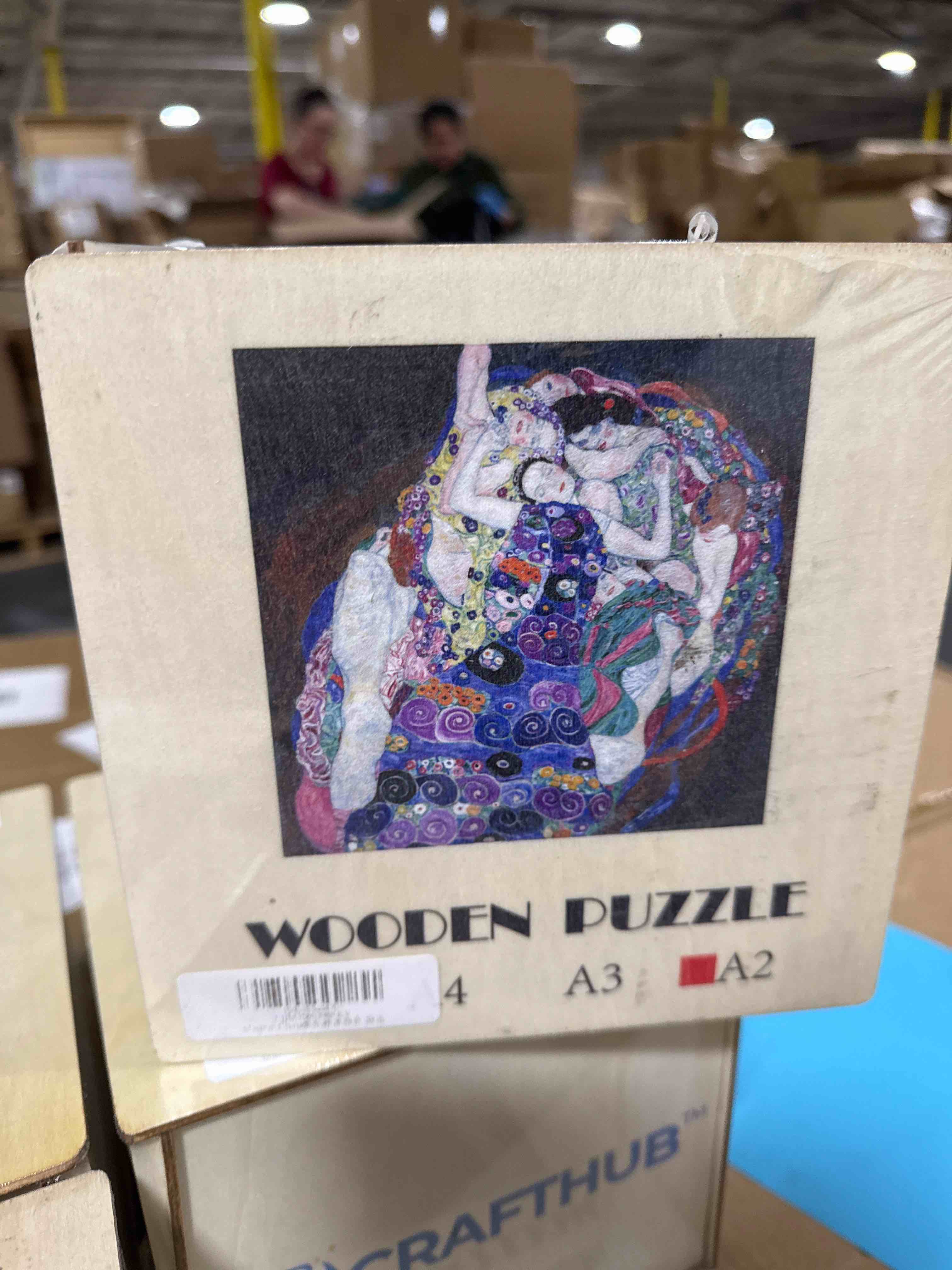 PuzzlesUp wooden jigsaw puzzle featuring the artwork The Maiden 