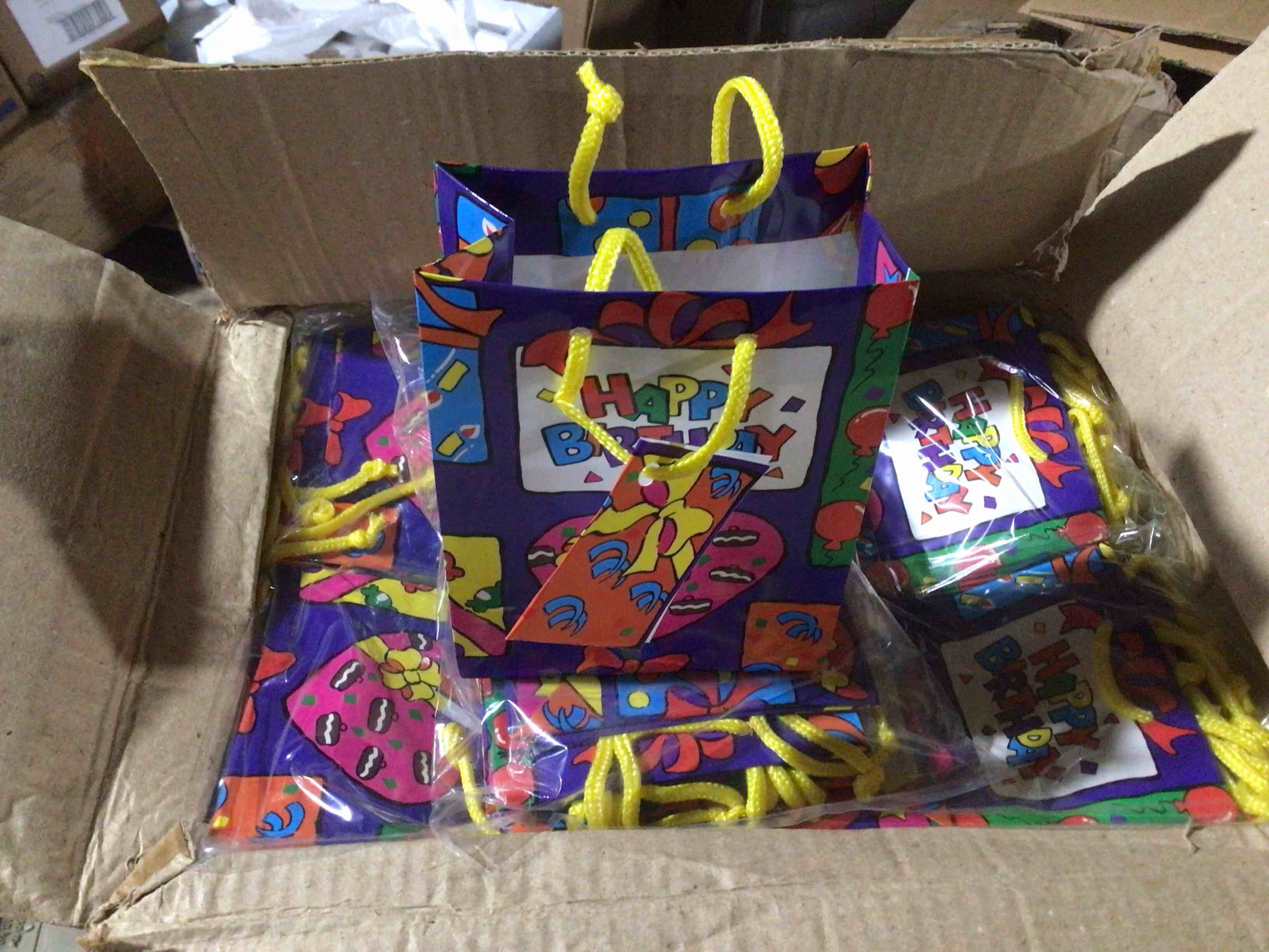 case of 300 paper small (birthday)