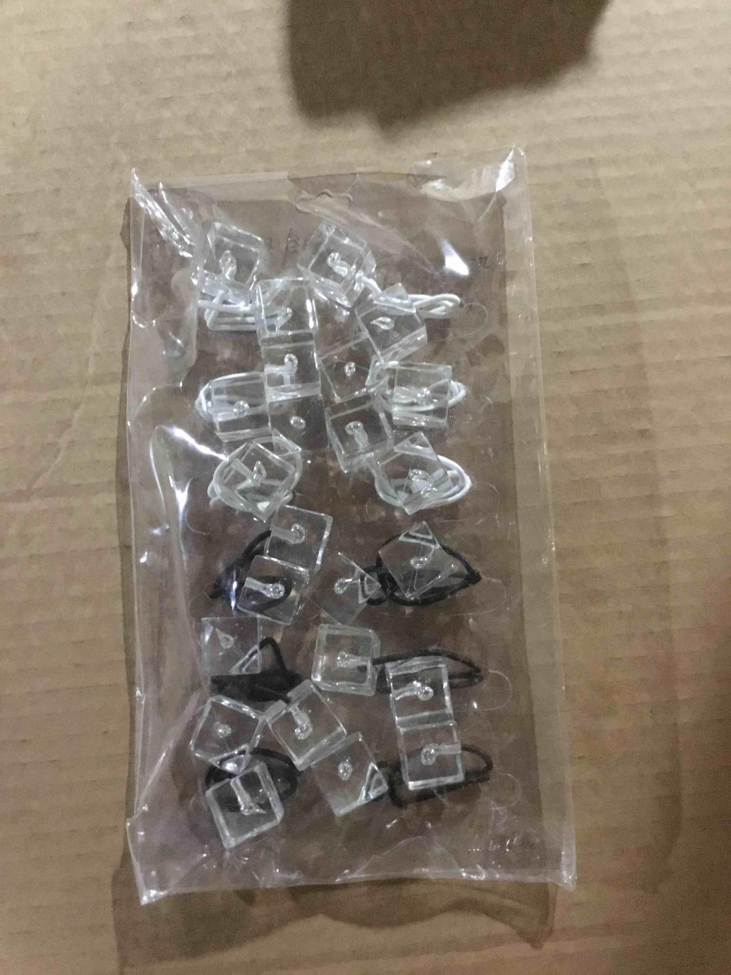 12pc Cube Ponytailers Assorted Ponytail Cubes Twin Bead Hair Elastics, transparent Twin Hair Beads Bauble Hair Ties Ponytail Holders, Toddler Kids Value Pack