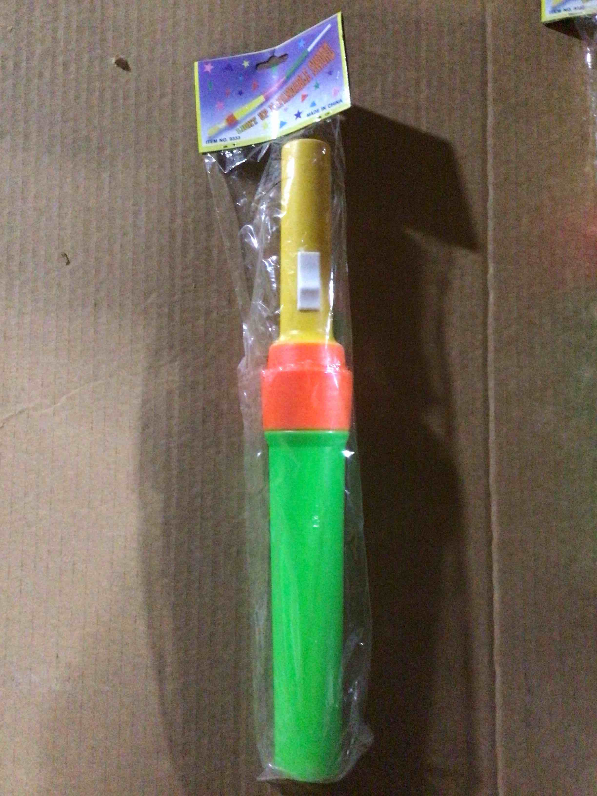 light up expandable plastic sword