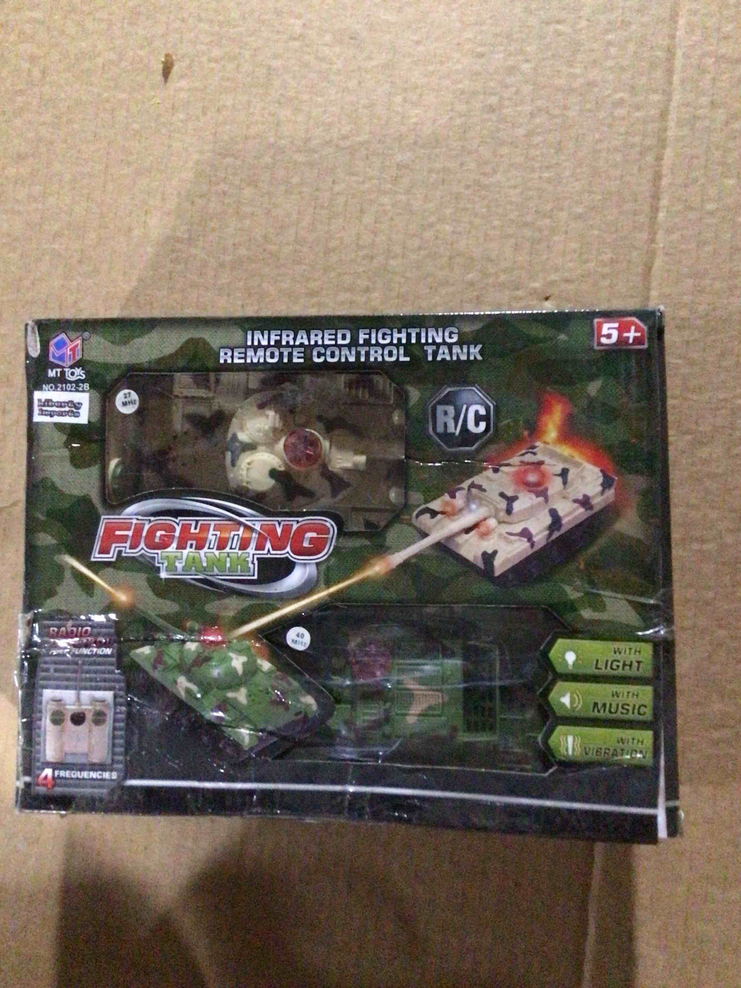 RC Fighting Battle Tanks | Set of 2 Mini Abrams Remote Control Battling Tank Kids Toys Set | Full Function Combat Military Fighting Vehicles with Realistic Shooting Sounds and Light Effects
