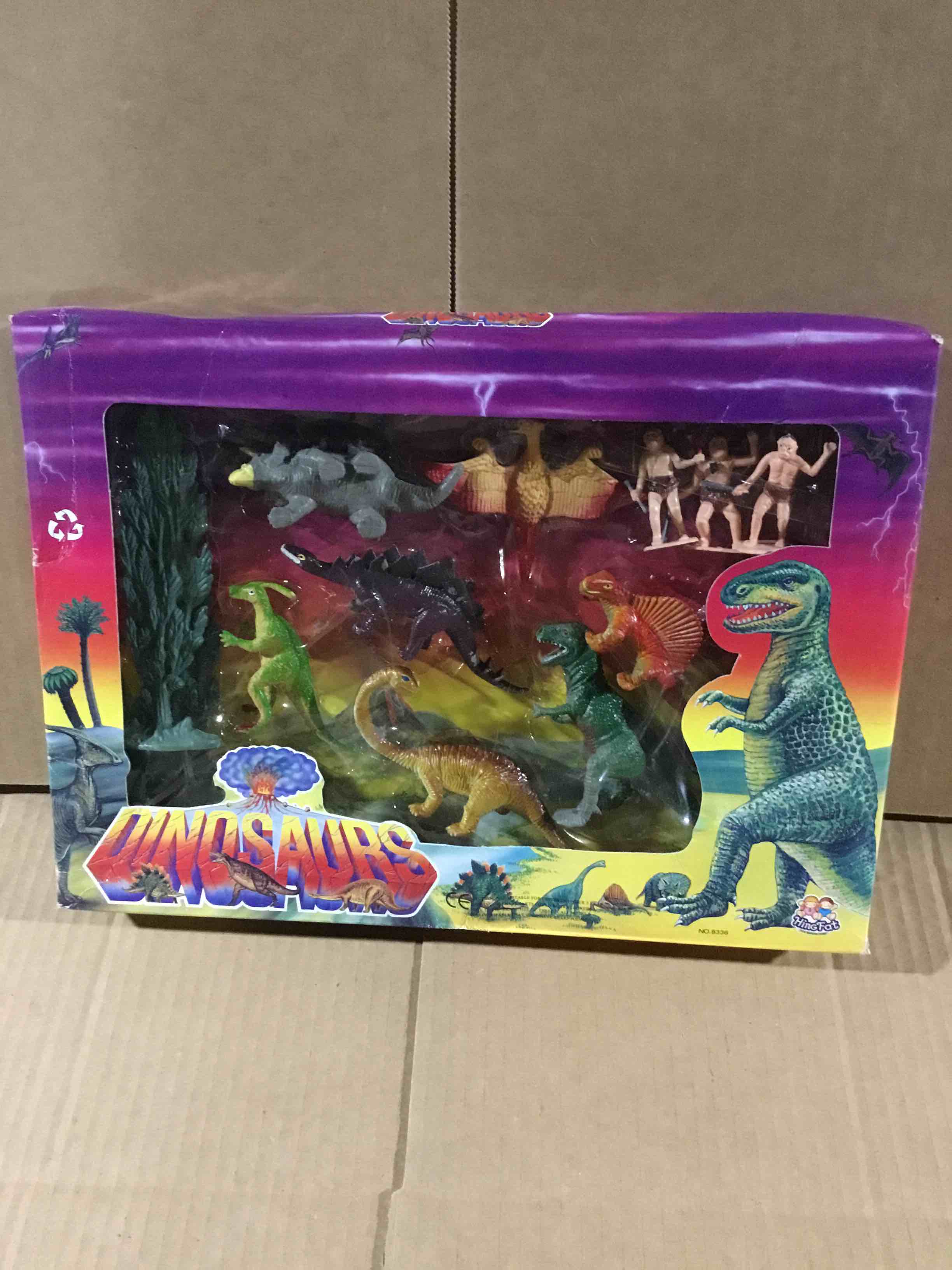 Dinosaur Toys for Kids 3-5,Realistic Plastic Dinosaur Figure Toy Set Including T-Rex, Stegosaurus, Spinosaurus, Ideal Gift for Toddle