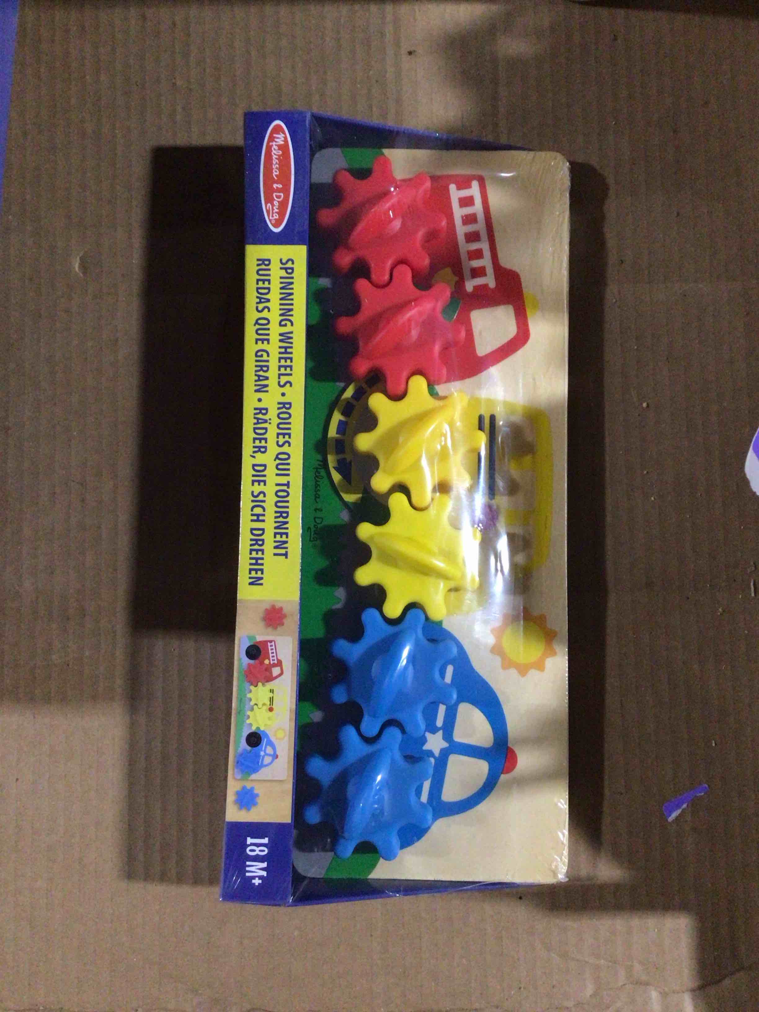 Condition photo showing New/Like New for toy spinning wheels gear toy of melissa  doung 