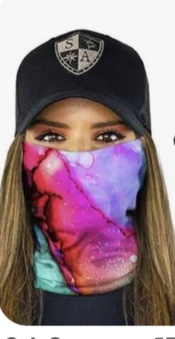 Pack of 50 SA Company UV Face Shield | UV 30+ Multipurpose Neck Gaiter Balaclava for Adults