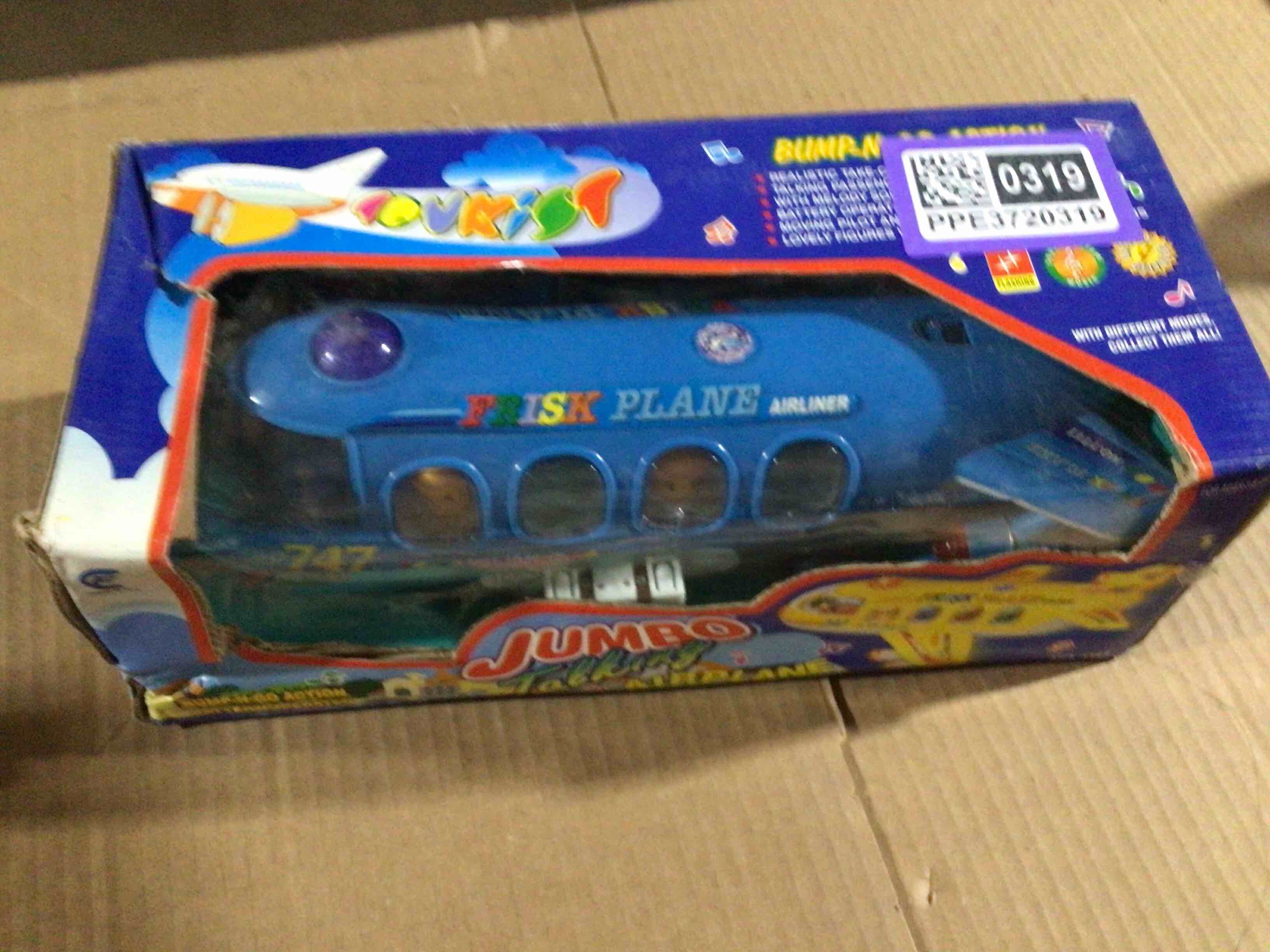 Condition photo showing Good Condition for toy plane jumbo talking airplane 