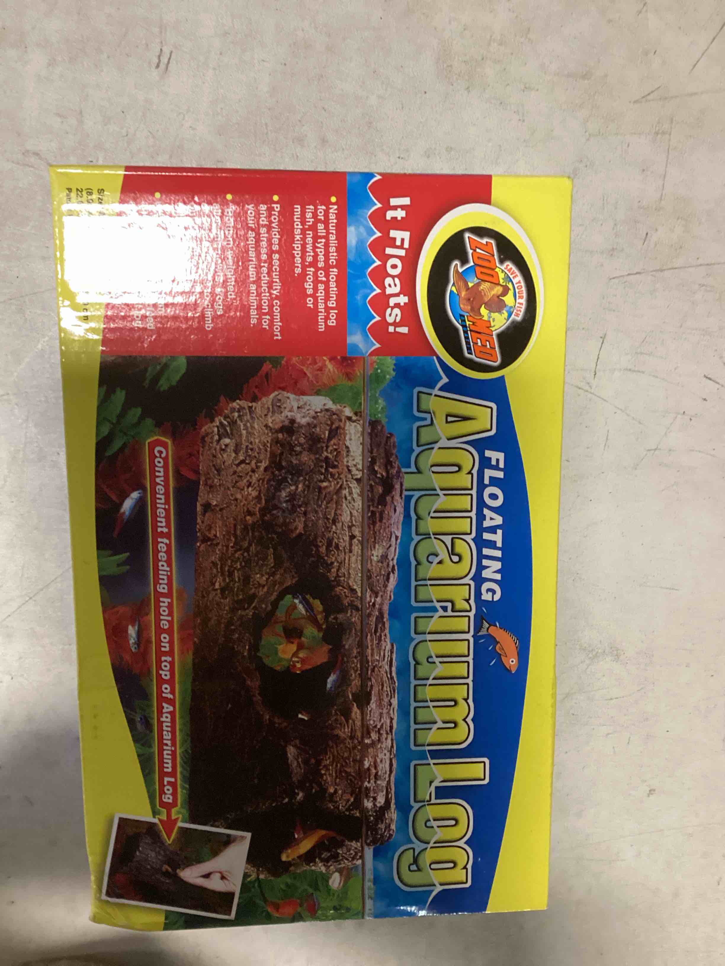 Condition photo showing New/Like New for Zoo Med Floating Aquarium Log Brown Medium - PDS-097612240207