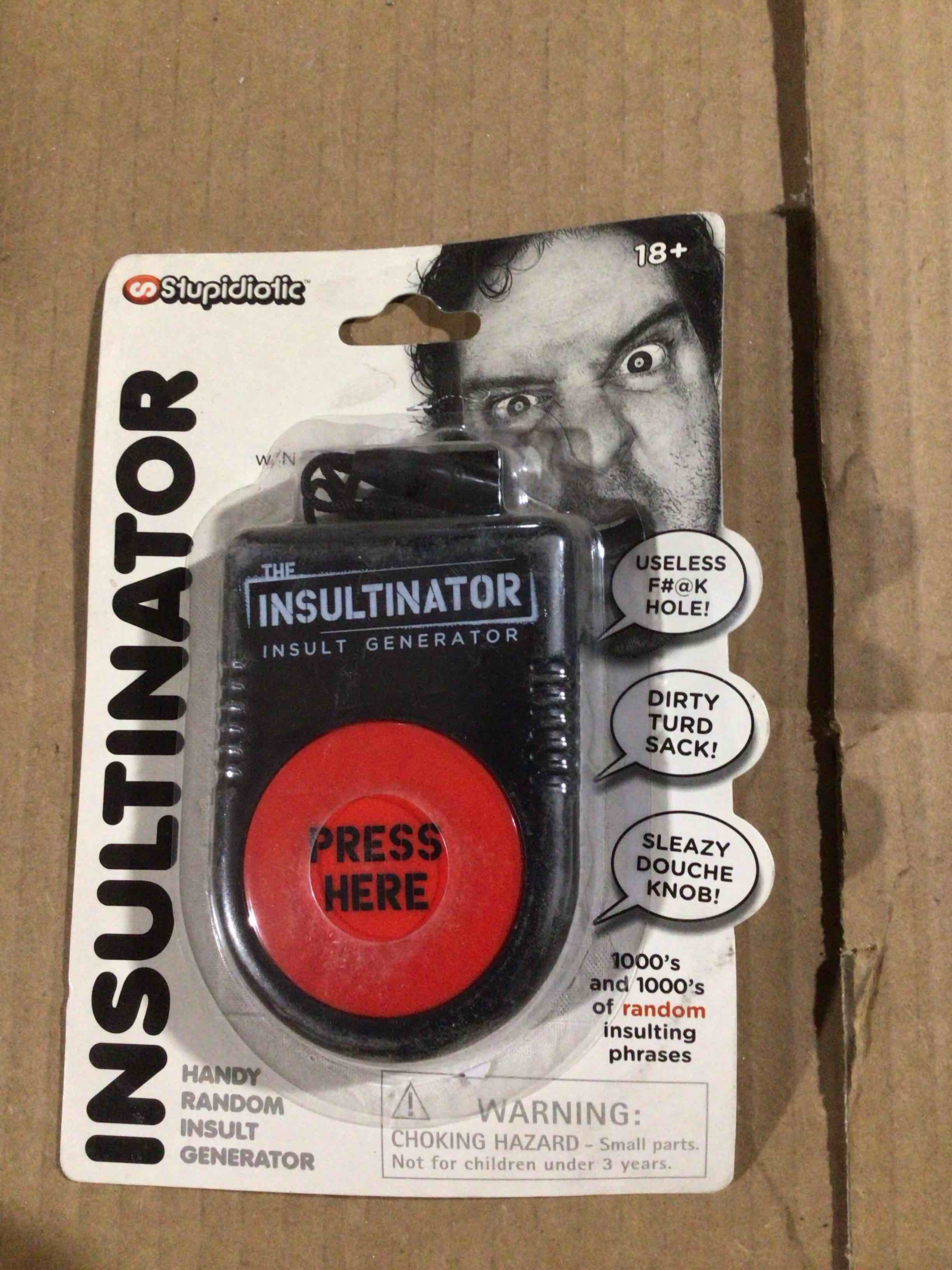 INSULTINATOR - The Insult Generator (With Neck Strap) (For 18 years and over)