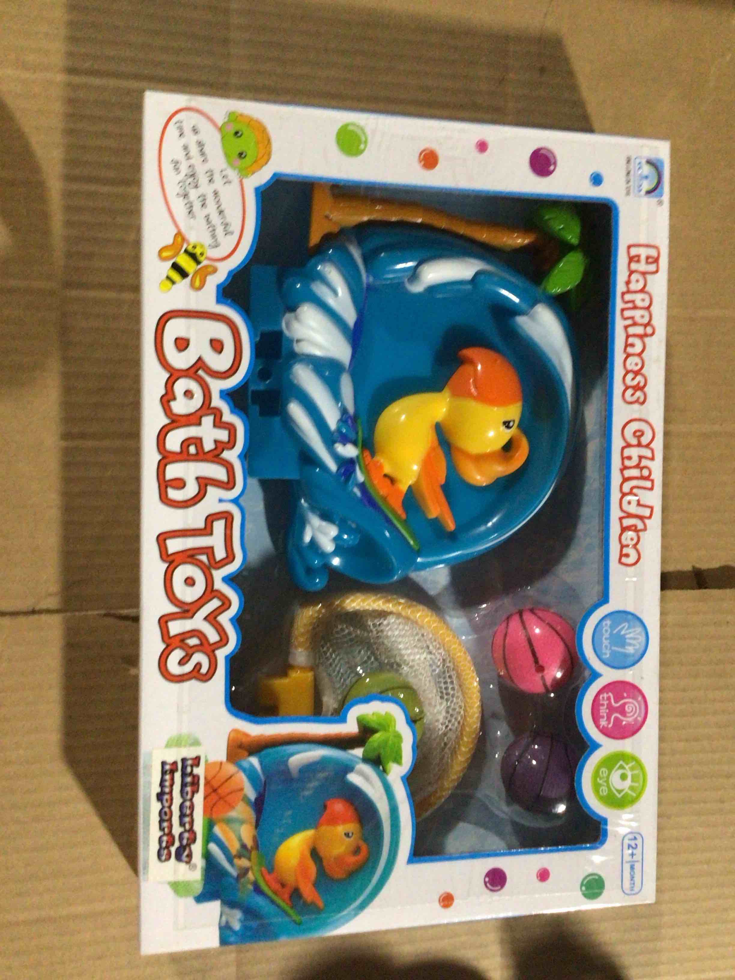 Liberty Imports Shoot and Splash Basketball Hoop Bathtub Shooting Game - Bath Toy Playset for Kids and Toddlers - 3 Balls Included