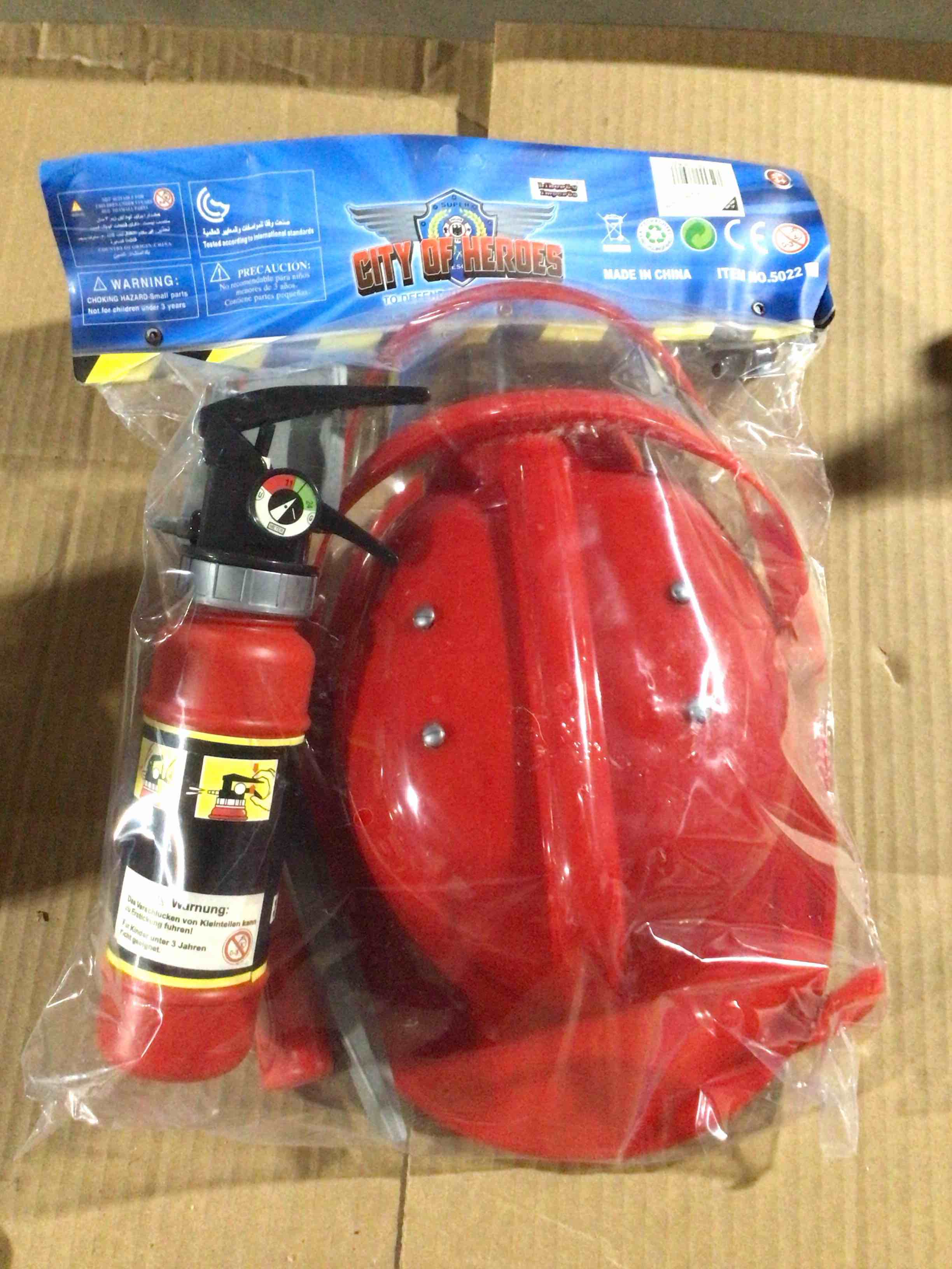 Liberty Imports 10 Pcs Fireman Gear Firefighter Costume Role Play Toy Set for Kids with Helmet and Accessories