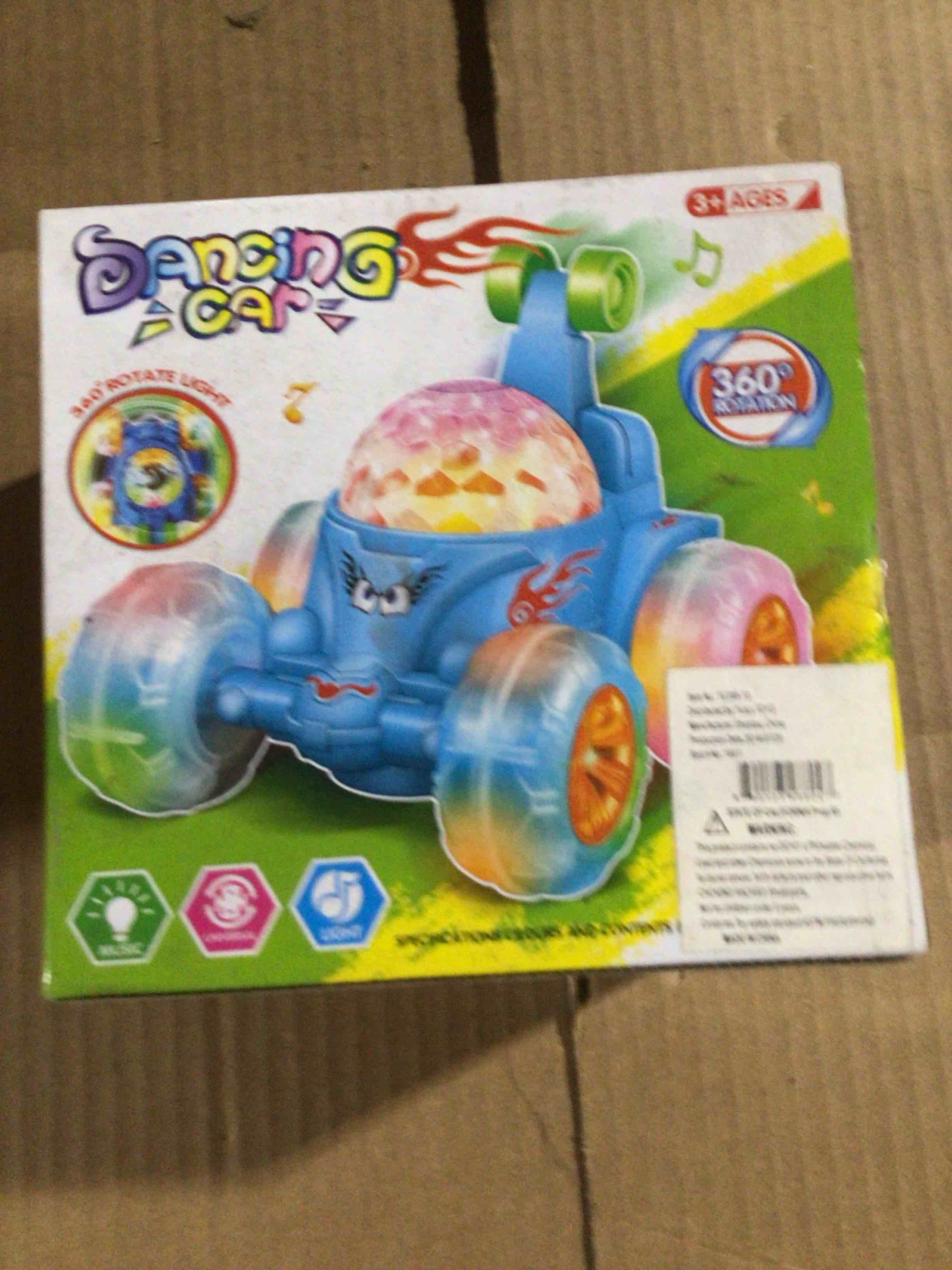 Kizeefun Remote Control Car for Kids RC Stunt Car Invincible 360°Rolling Twister with Colorful Lights & Music